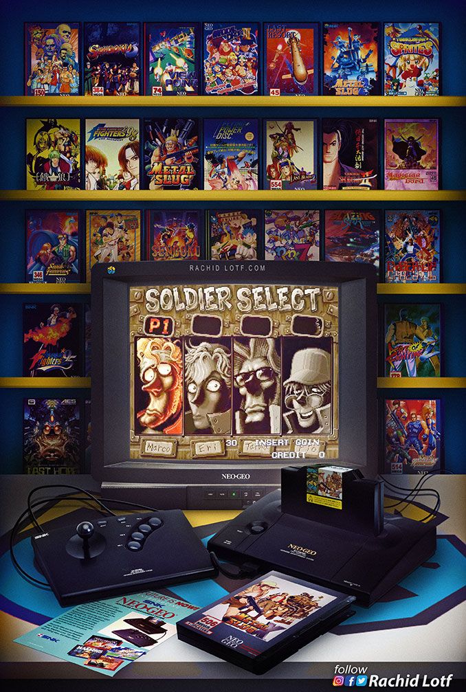 A Tribute Neo Geo System Back In The Day This Console Was Like From