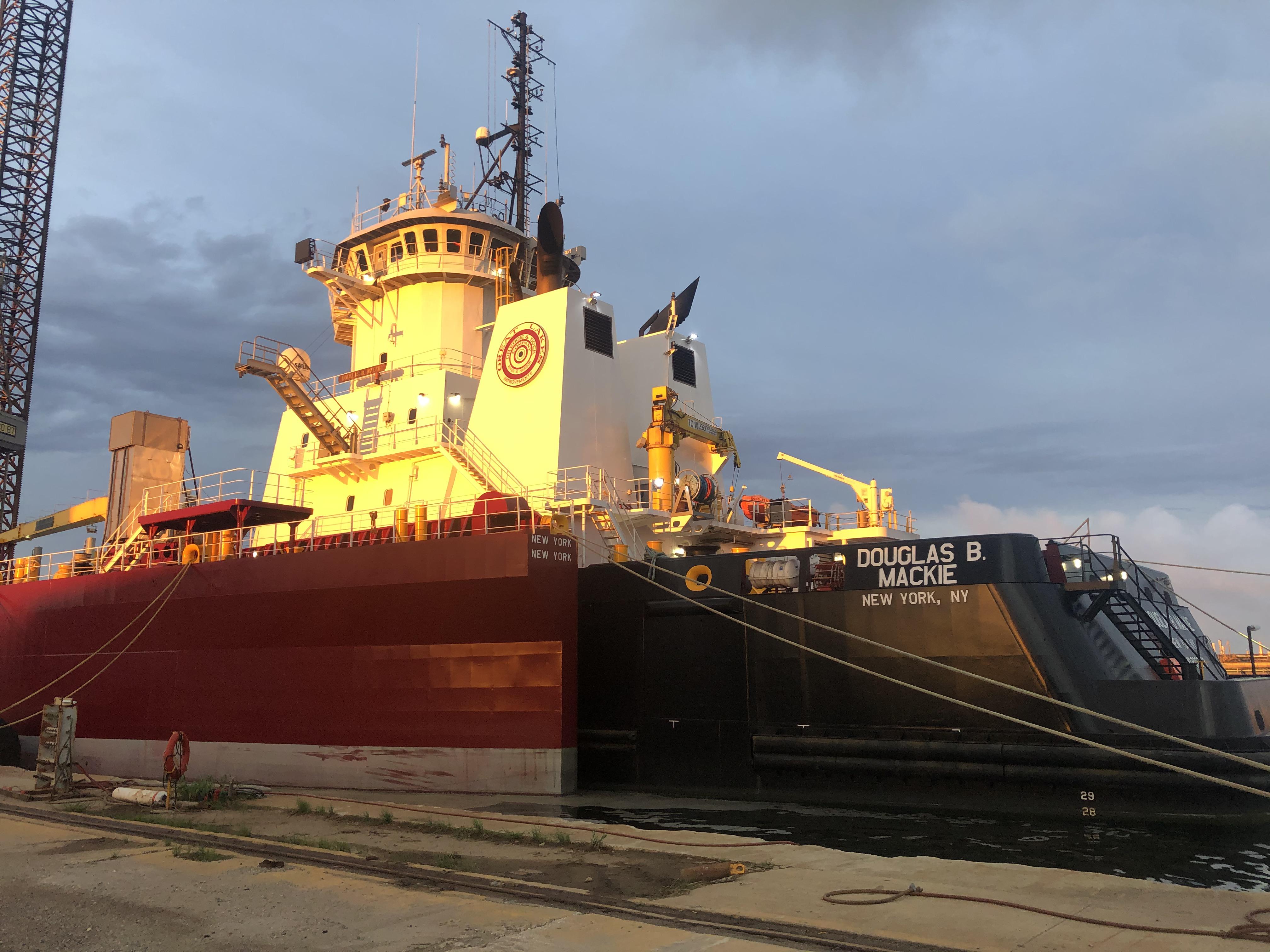 ATB Hopper Dredge Douglas B Mackie In The Sunset What A Beast Of A