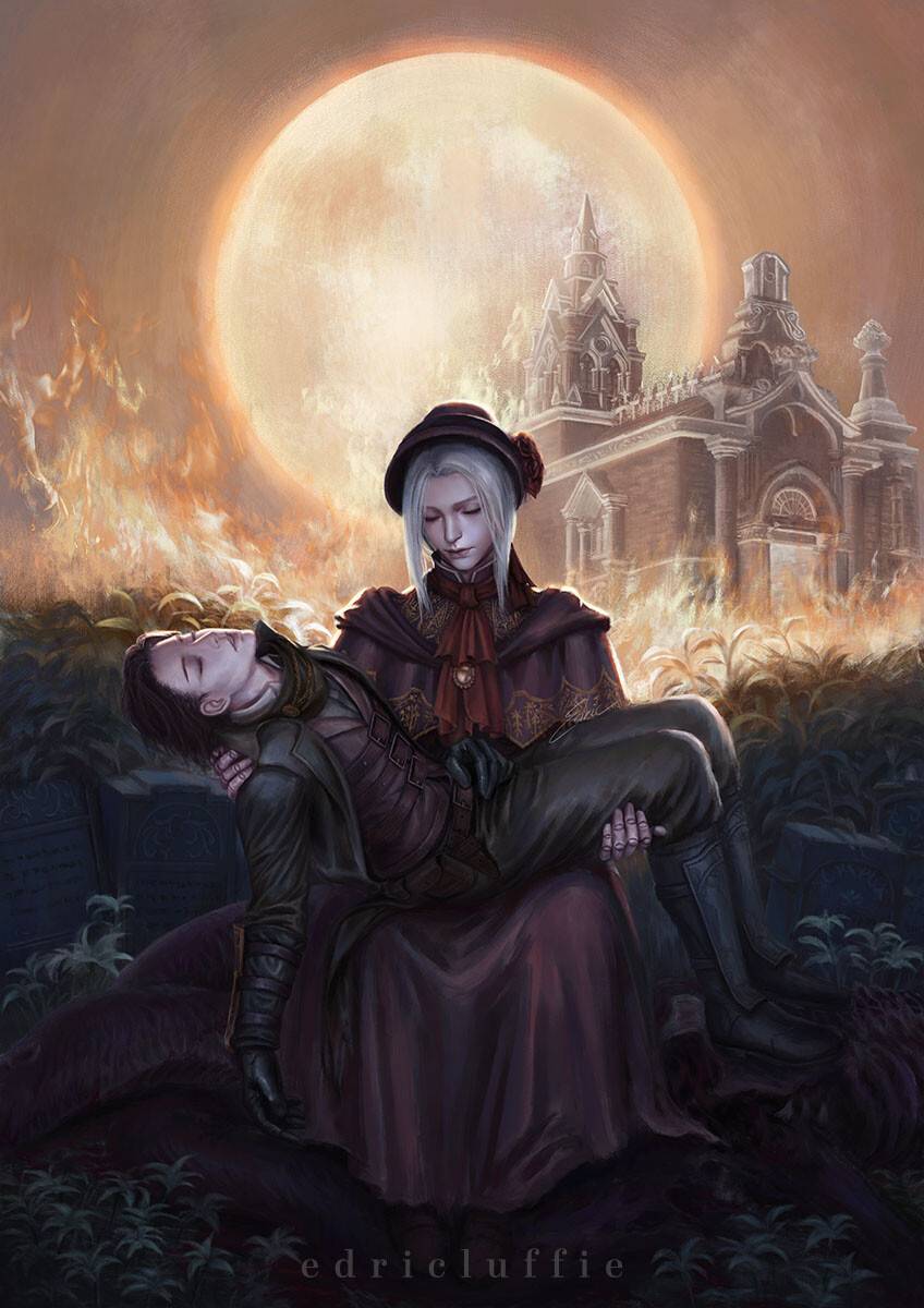 Bloodborne Pieta By Edric Luffie Scrolller