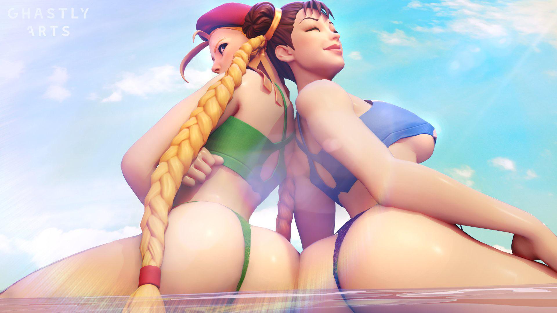 Chun Li And Cammy Ghastlyarts Scrolller