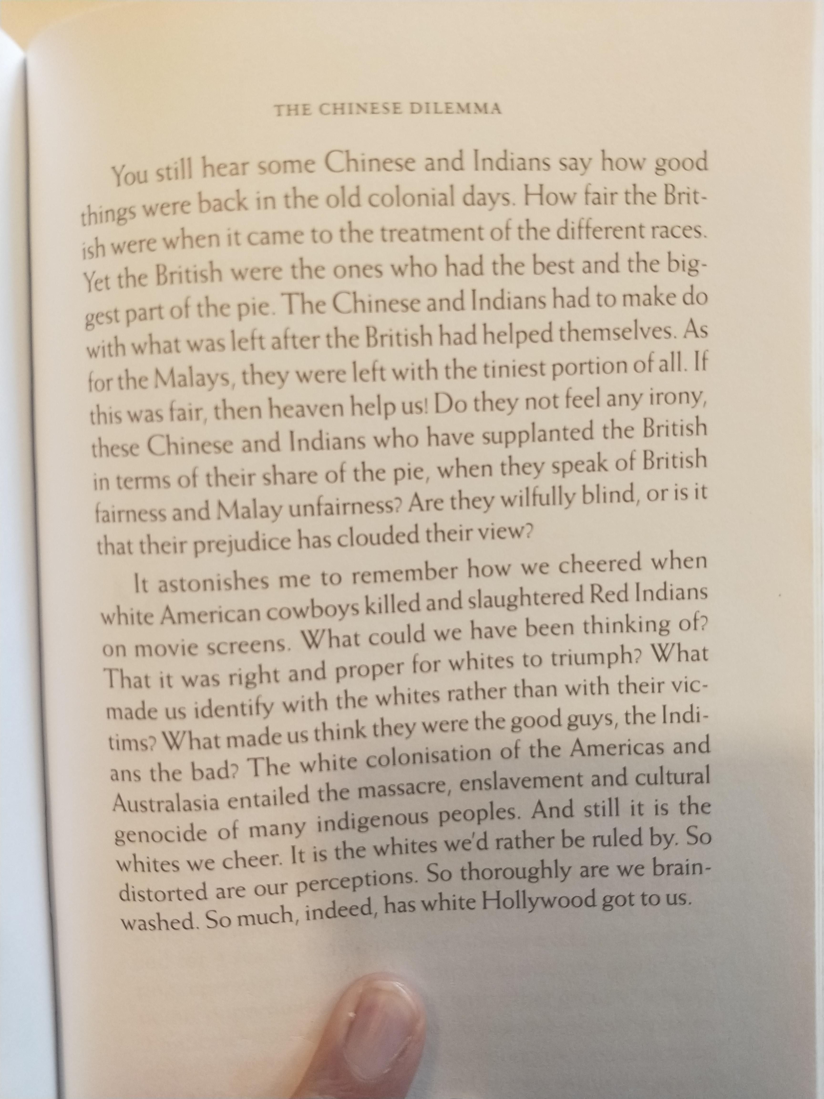 Excerpt From The Chinese Dilemma By Ye Lin Sheng Malaysian Author