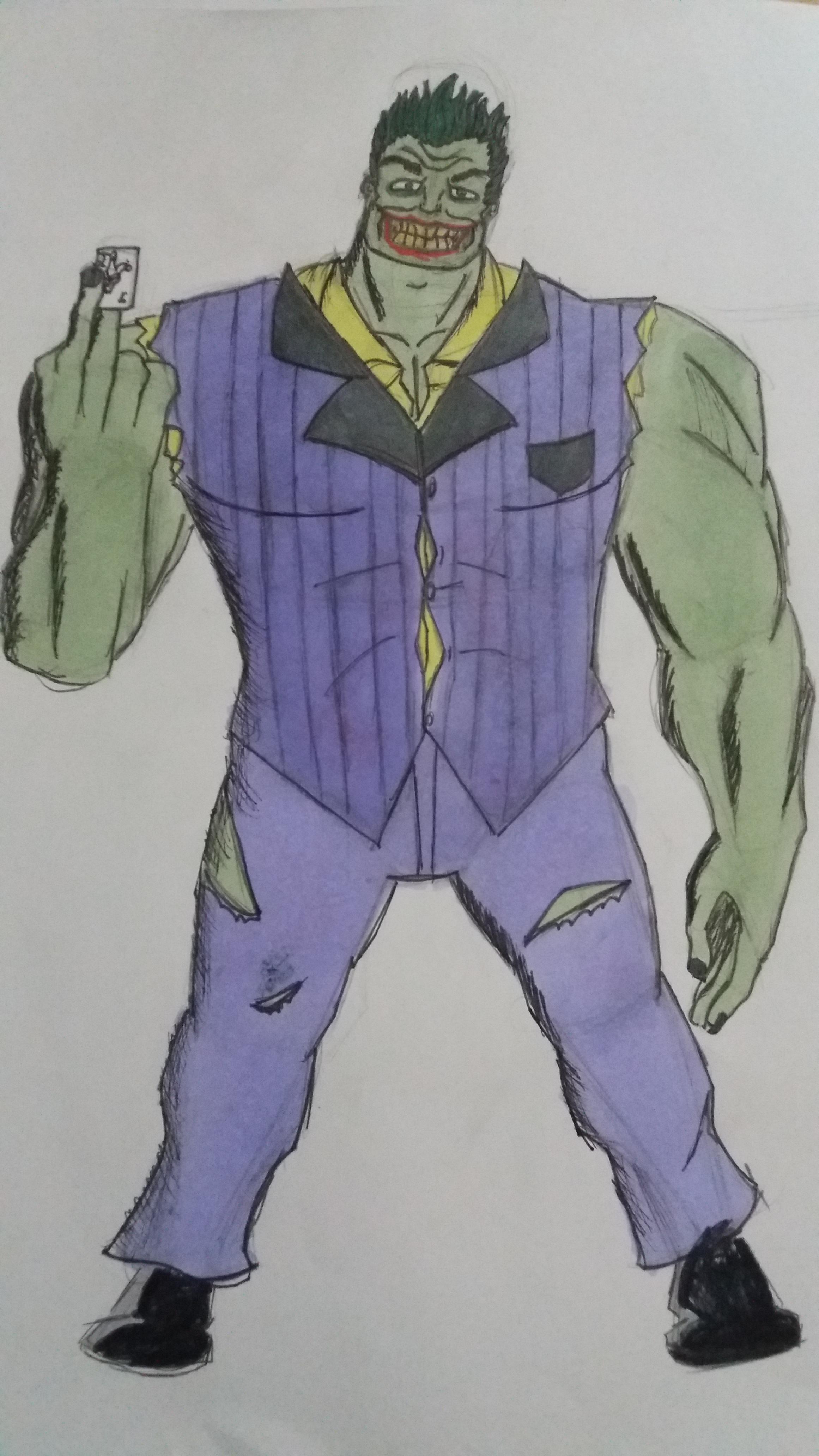 First Attempt At Joker Hulk Mash Up Scrolller