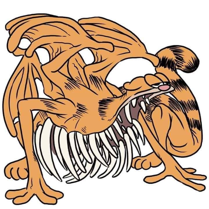 Gaping Garfield Scrolller