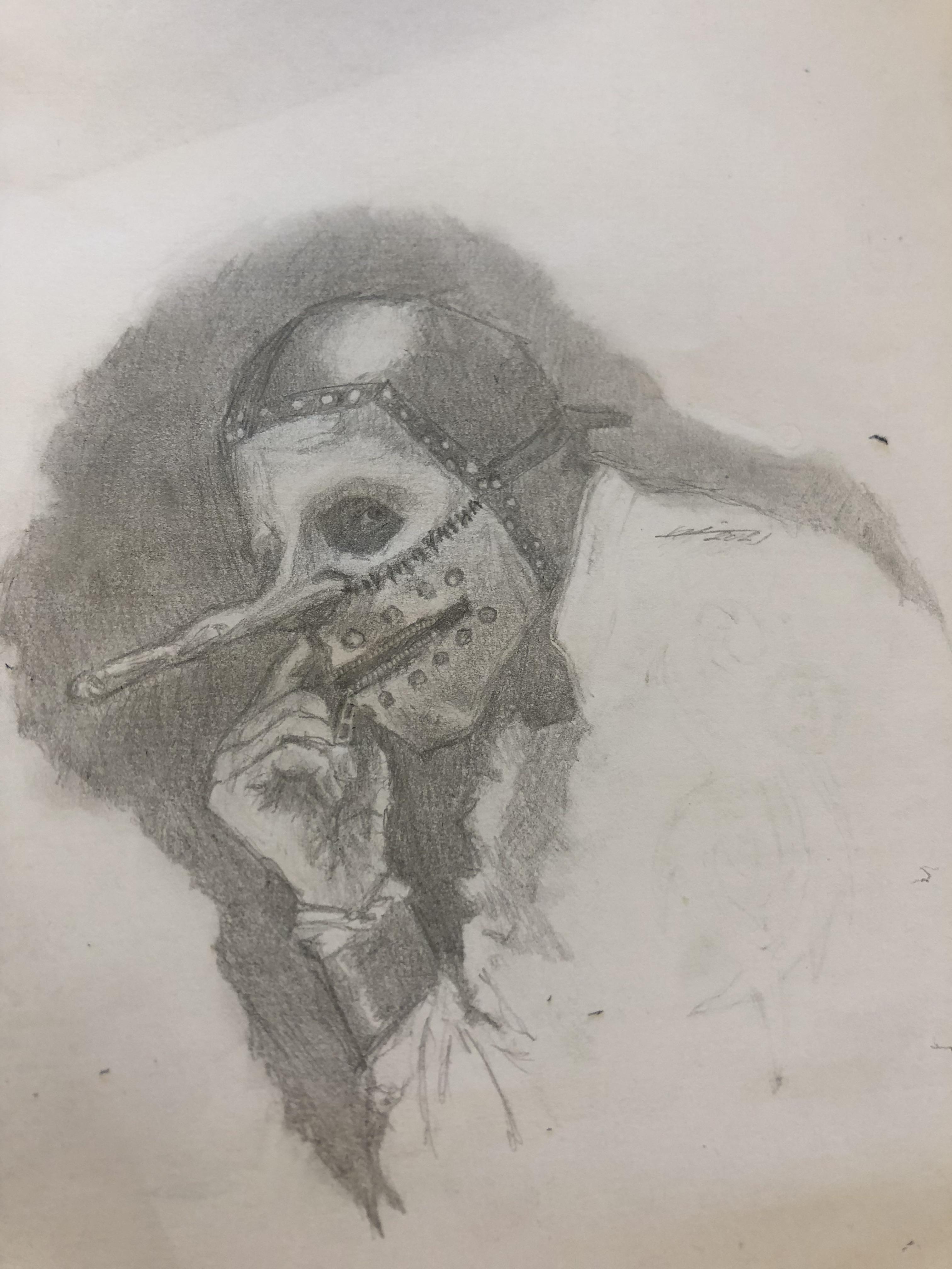 I Made This Drawing Of Chris Fehn Former Slipknot Band Member Rest In