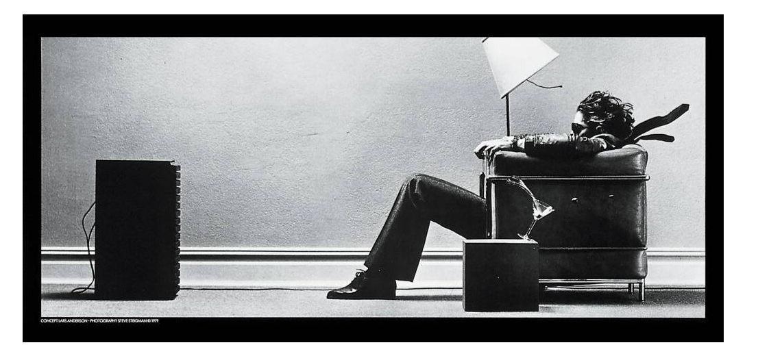 Iconic Maxell Ad Poster Scrolller