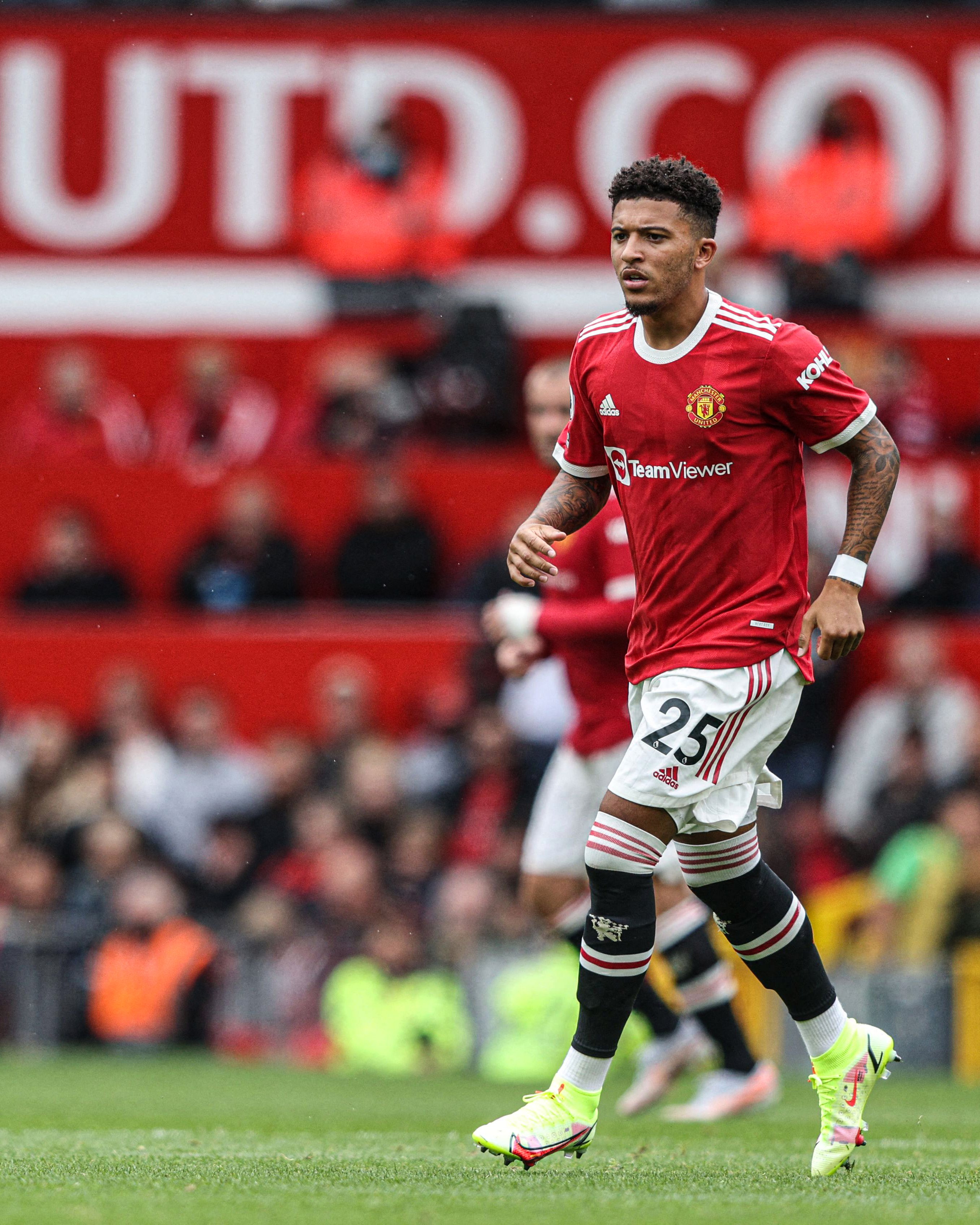 Jadon Sancho Makes His Manchester United Debut Scrolller