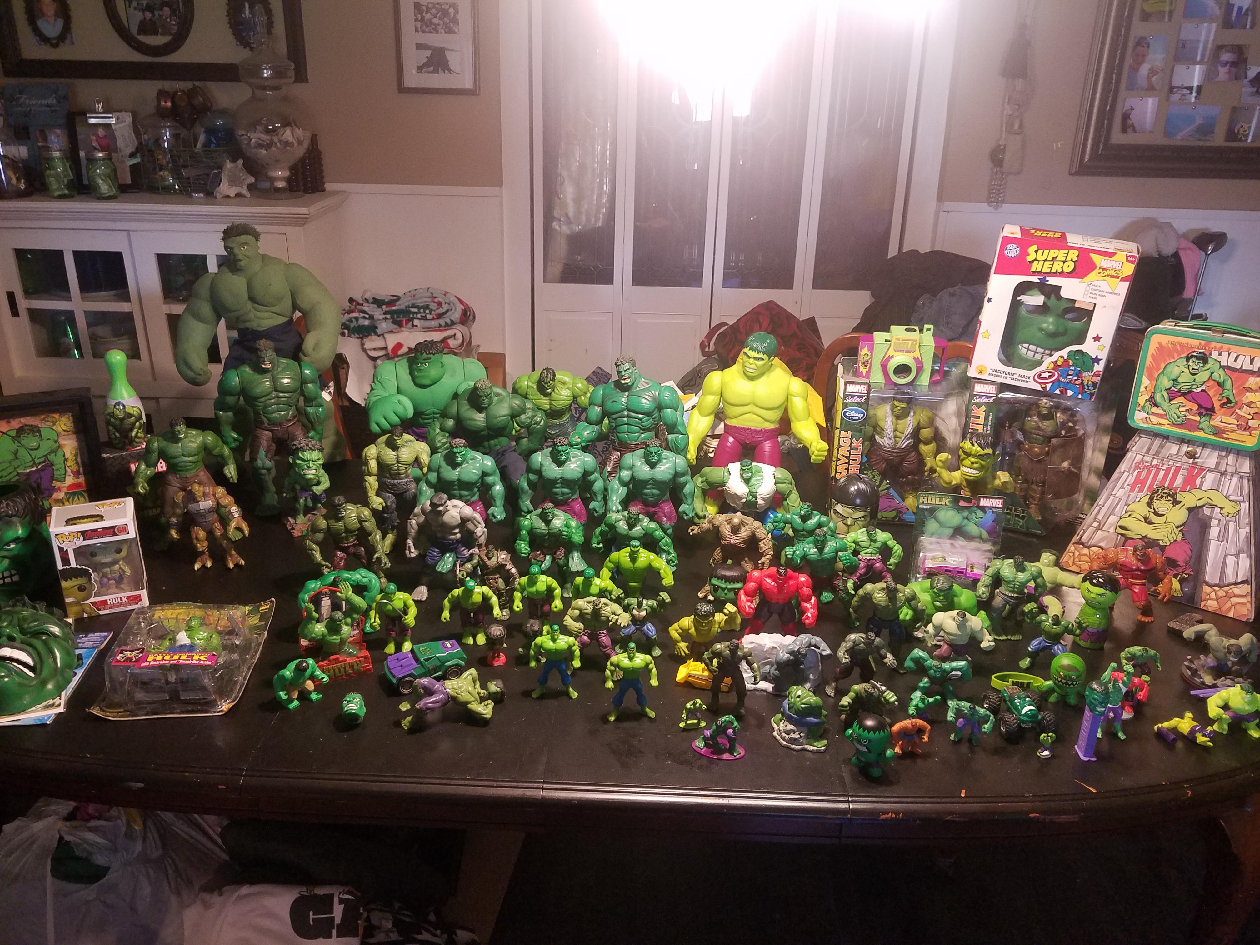 My Son S Hulk Collection Scrolller