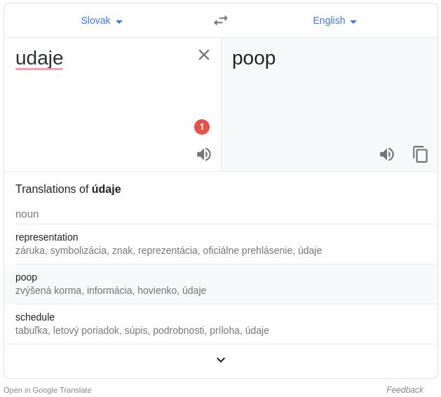 Som hrdý na generácie Slovákov ktoré odrbavajú google translate