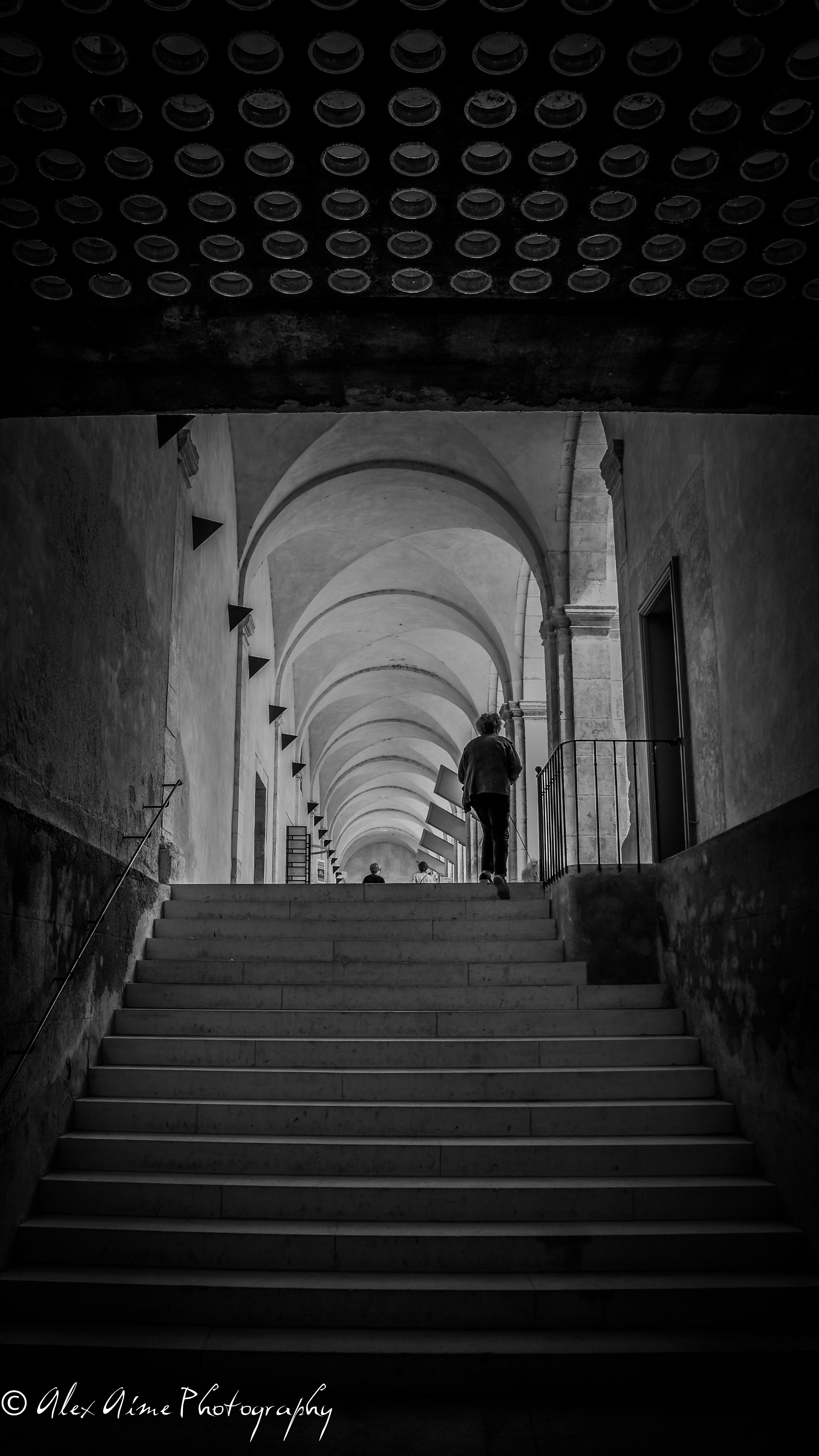 Stairs La Charité Sur Loire Burgundy France Scrolller