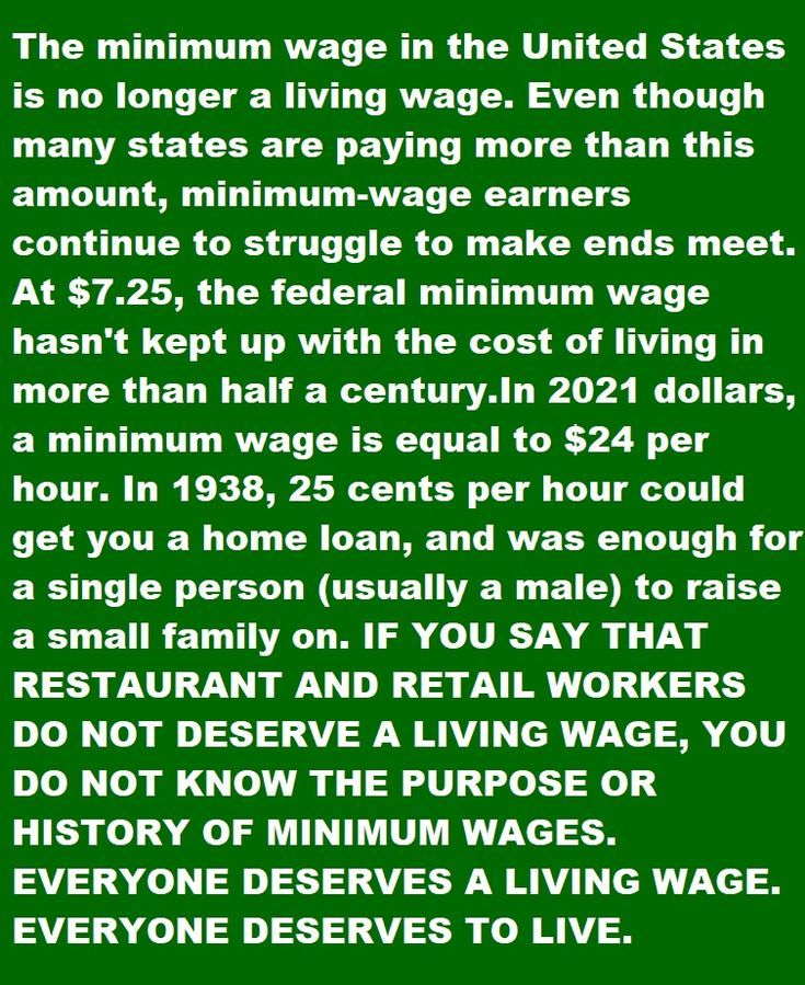 Support A Living Wage Scrolller