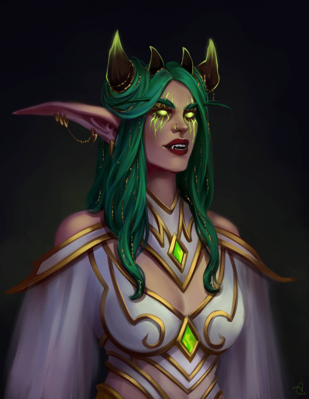 Tyrande Priestess Of Sargeras By Rimma Ammatice Scrolller