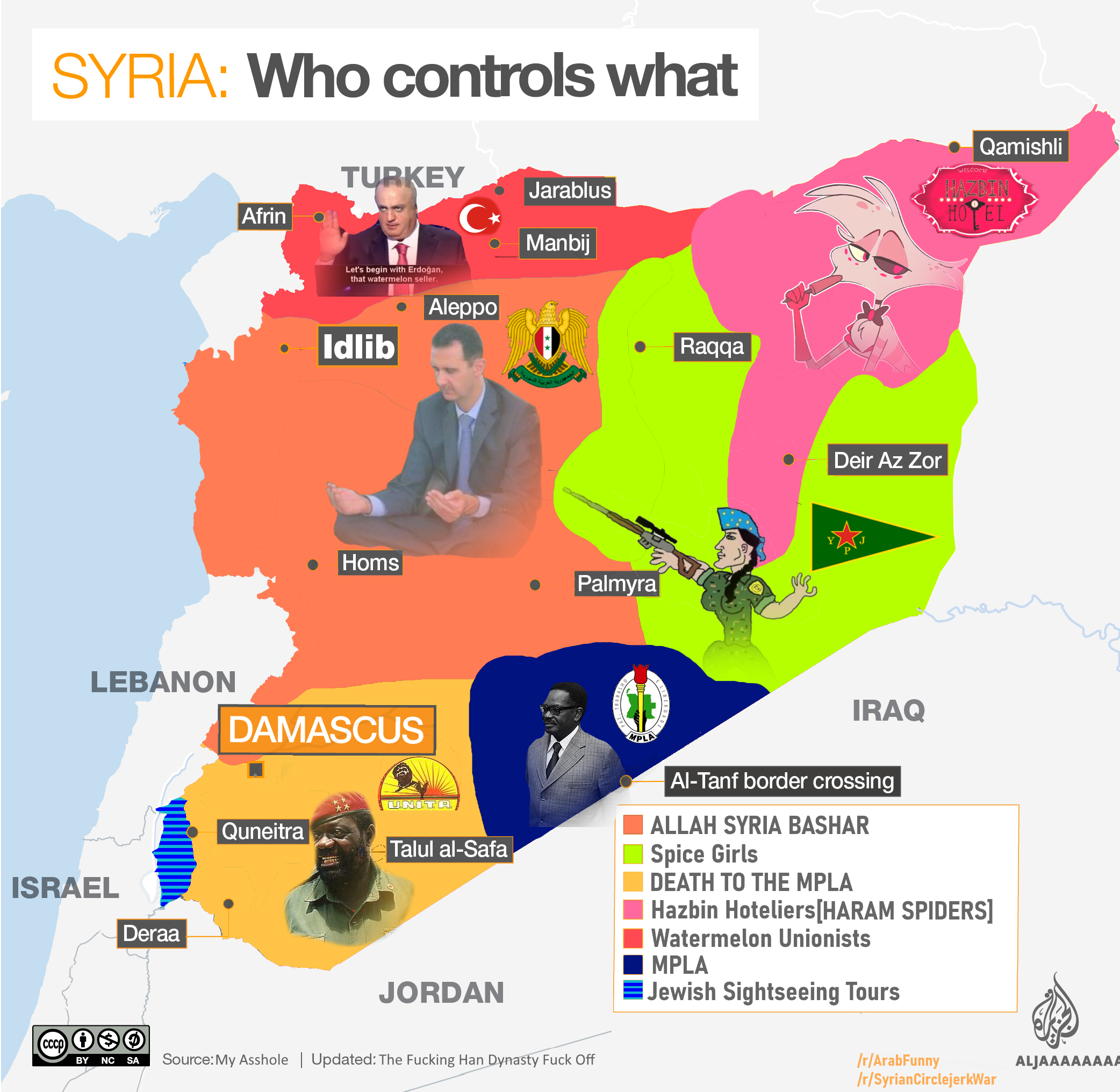 Updated Accurate Political Map Of Syria Scrolller