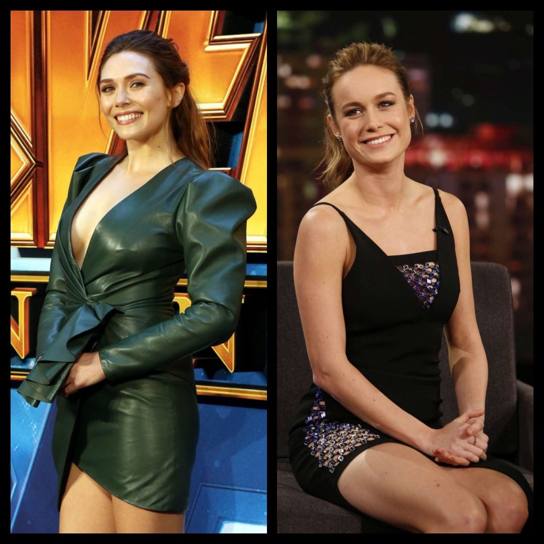 Would Love To Tie Elizabeth Olsen And Brie Larson Up Side By Side And