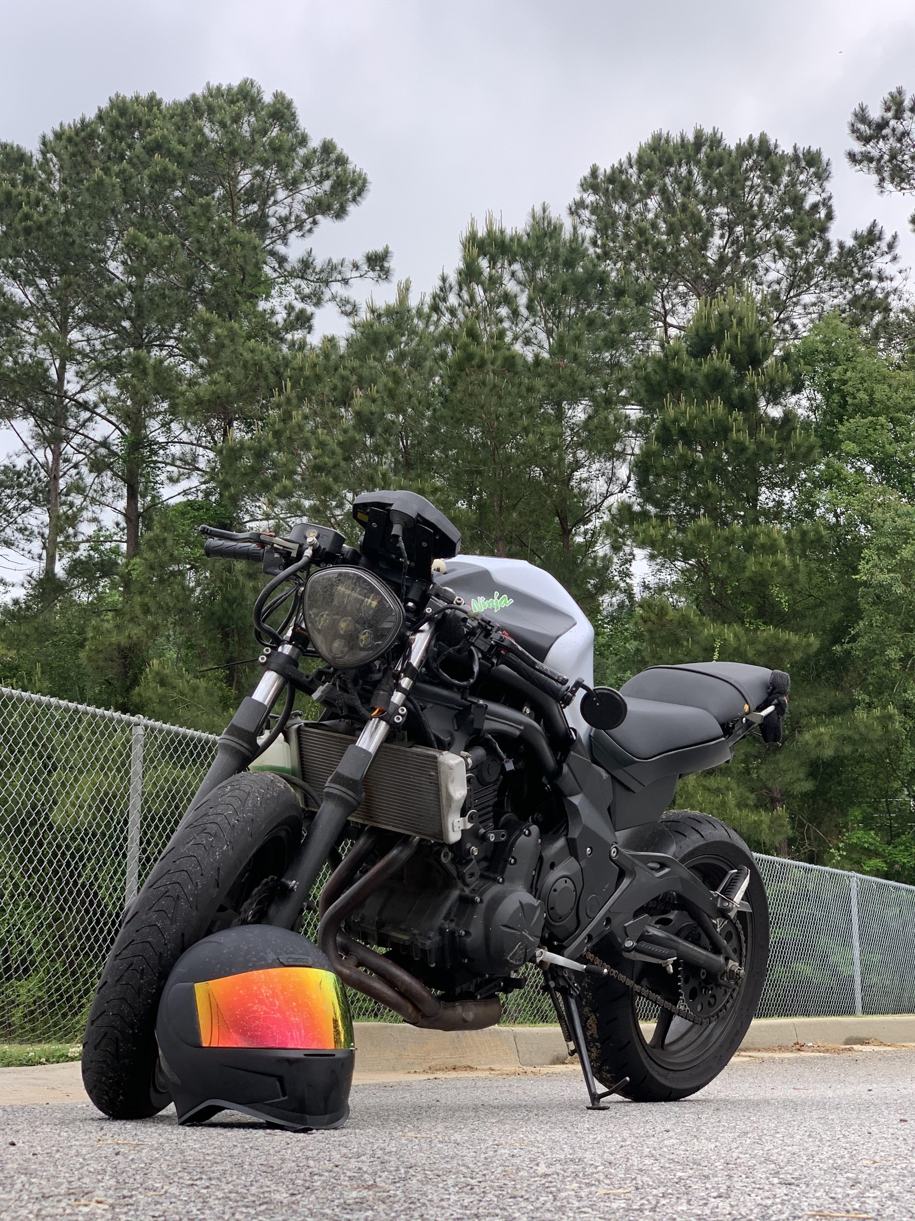 2015 Ninja 650 First Bike Rebuilt The Front End Ended Up Going With A