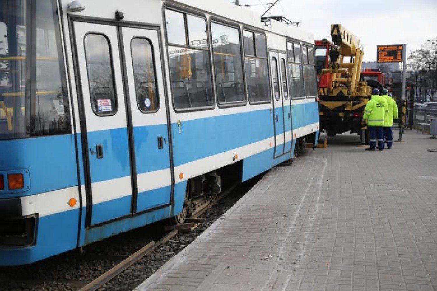 A big milestone for Wrocław 100th tram derailment THIS YEAR photo