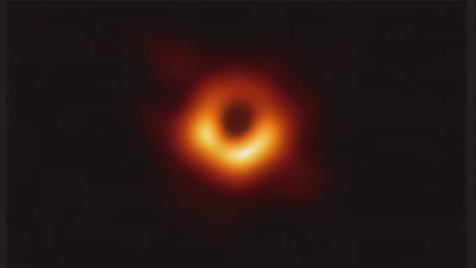 First Ever Picture Of A Black Hole Taken By Event Horizons Telescope