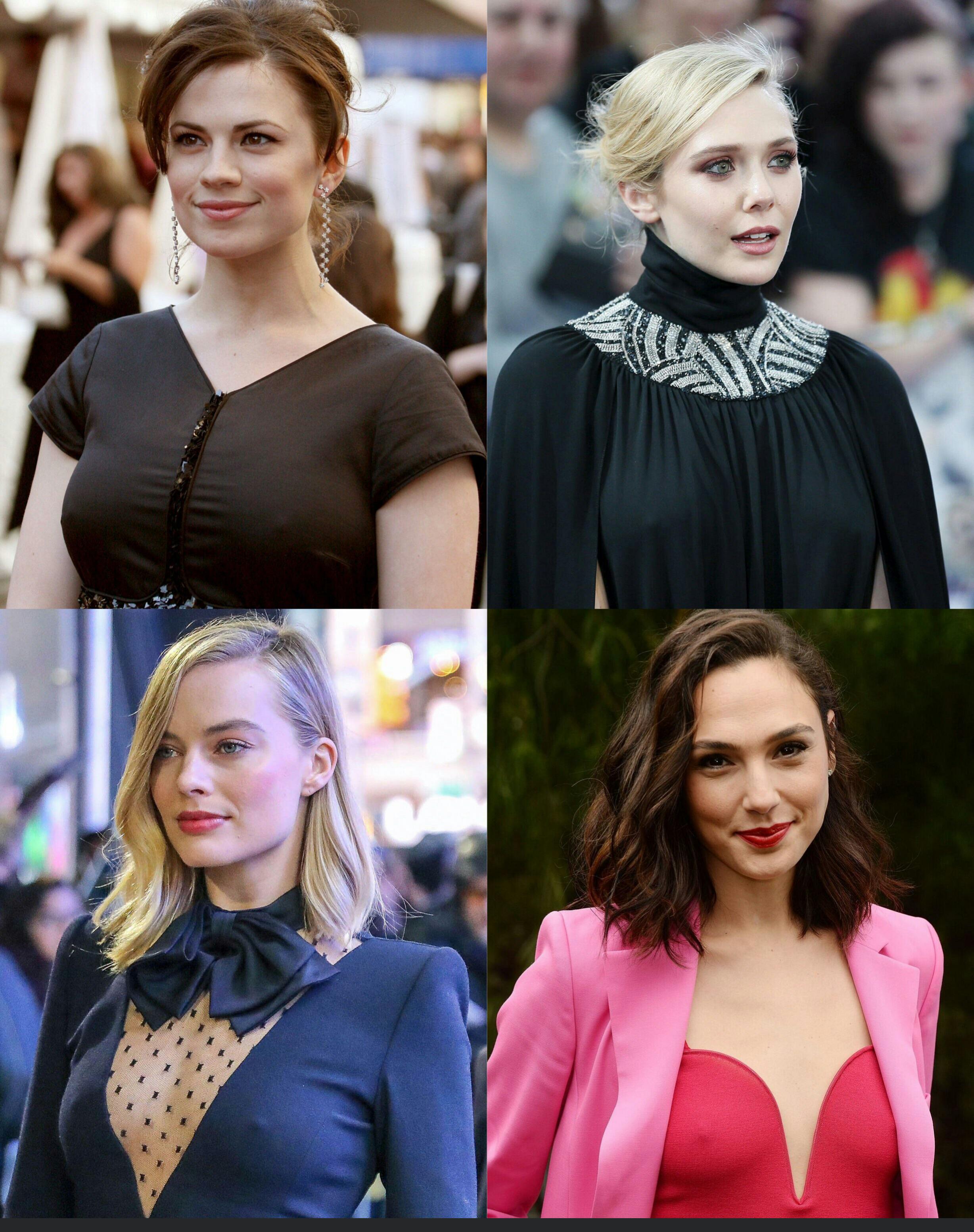 Hayley Atwell Elizabeth Olsen Margot Robbie Gal Gadot Ass Pussy