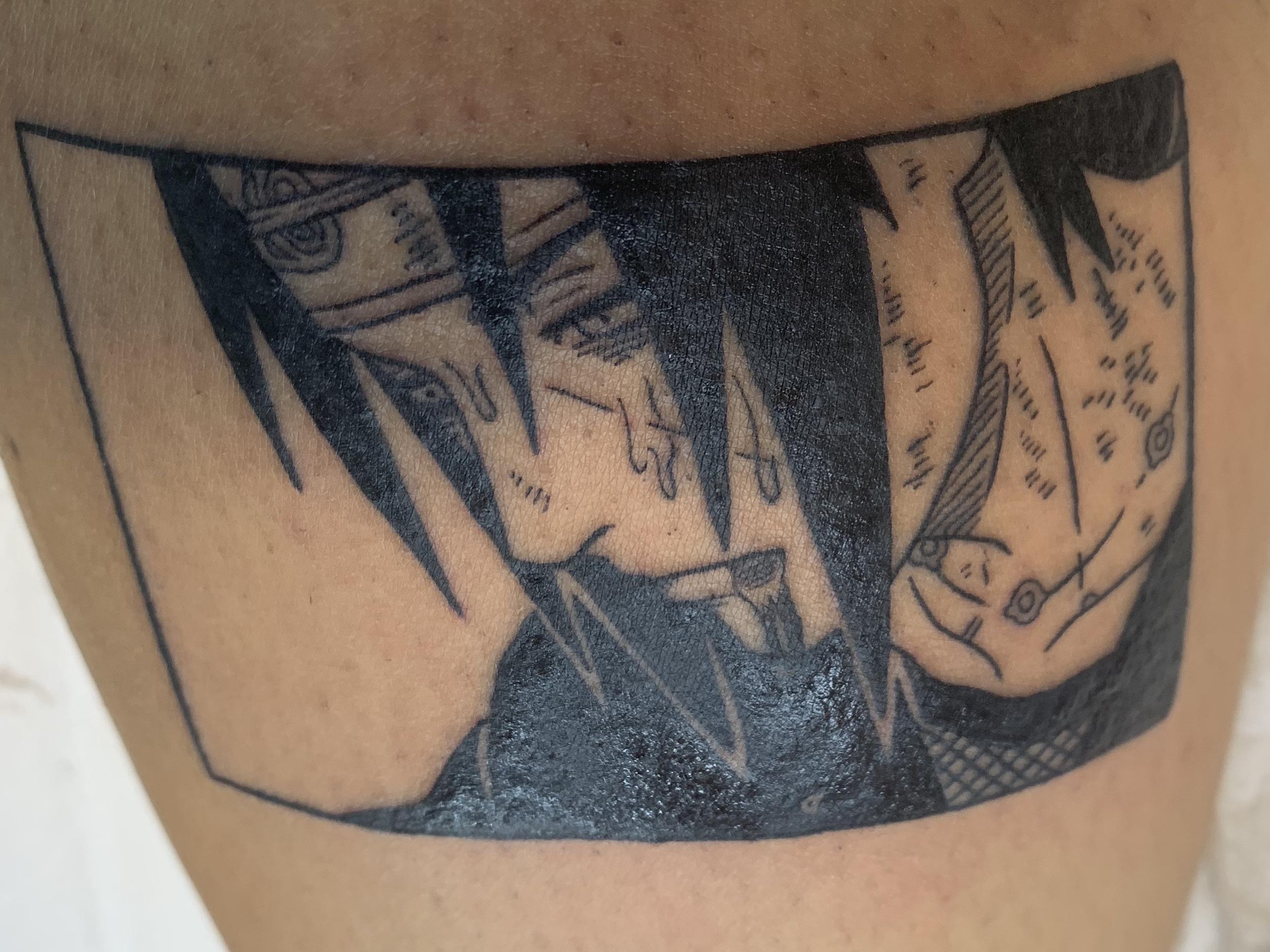 Itachi Done At Tattoo Kaiju By Mars Scrolller