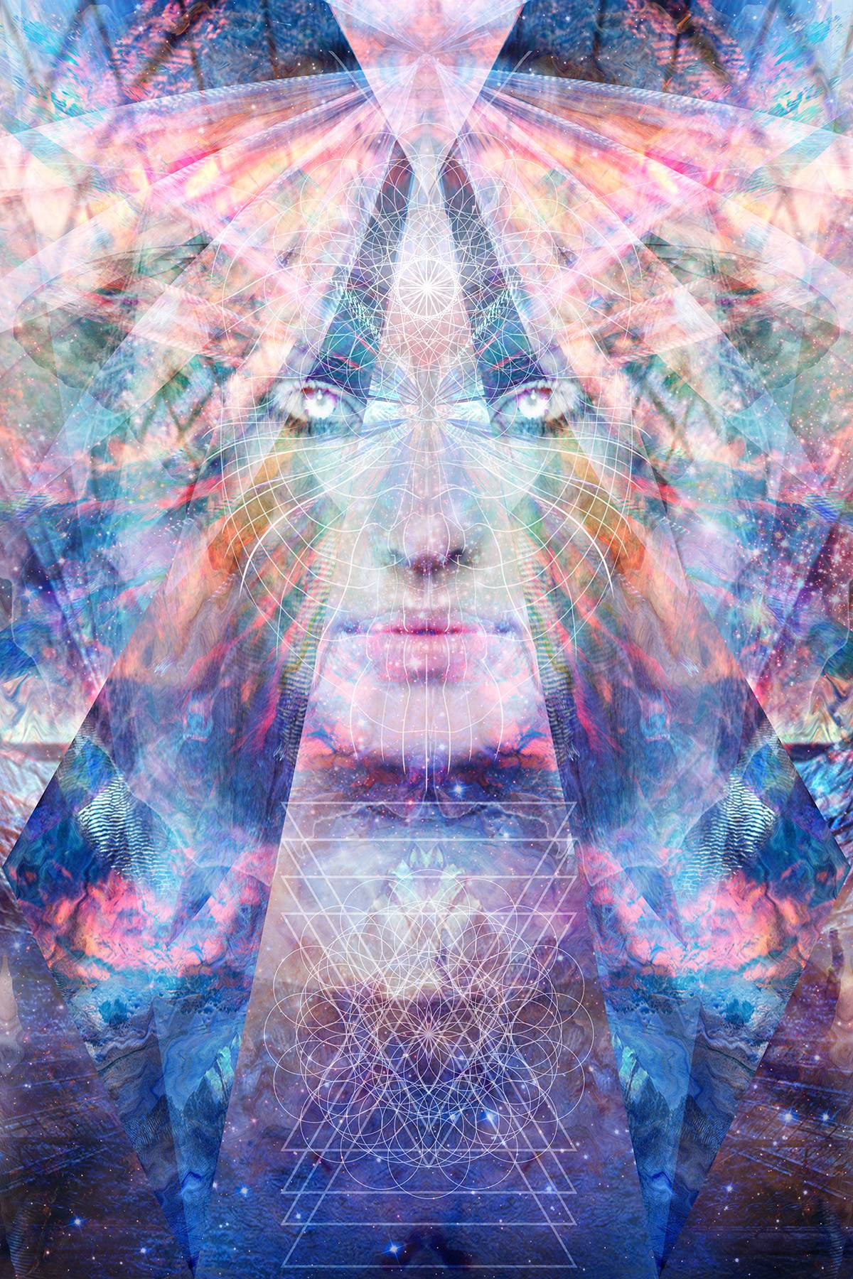 I Ve Been Developing A Psychedelic Art Style Using Photoshop What Do