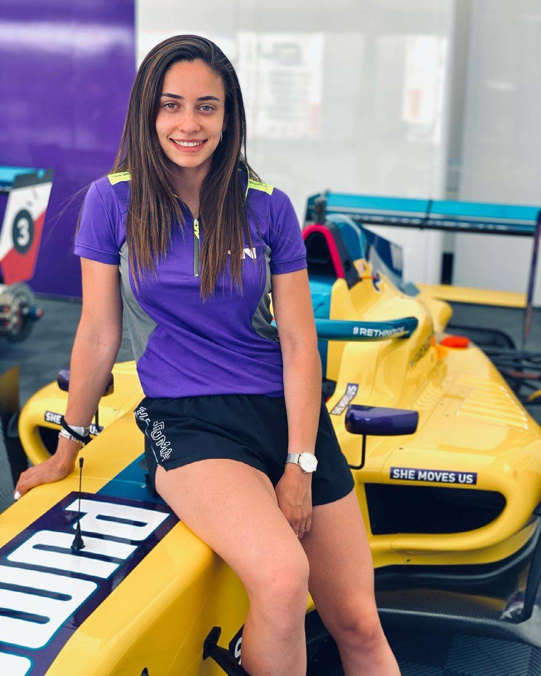 Marta García Spanish Racing Driver Scrolller