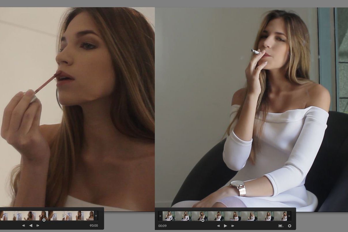 Smoking Audition Venezuelan Beauty Queen Scrolller