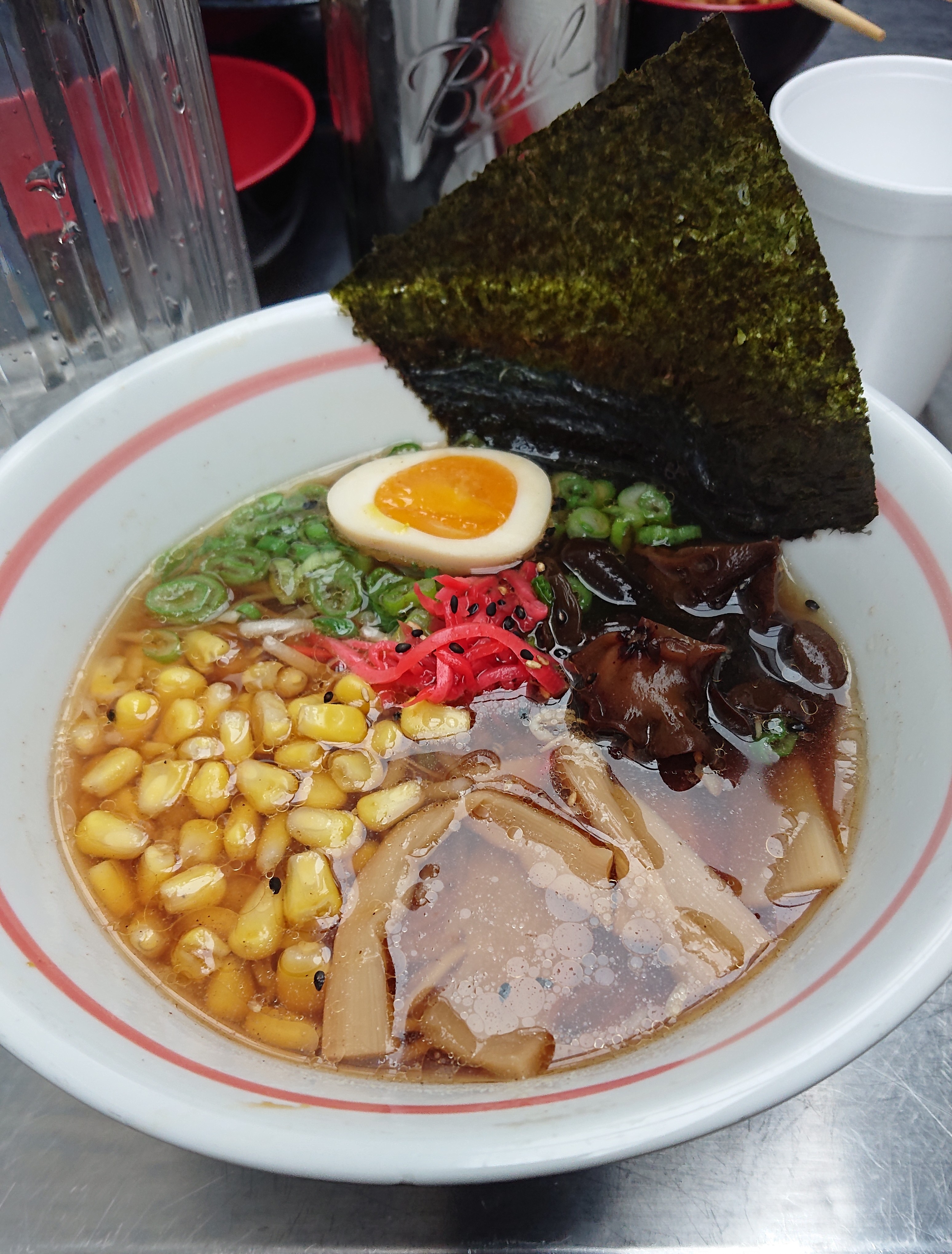 Vegetarian Shoyu Ramen From Strings Ramen Shop In Chinatown Chicago