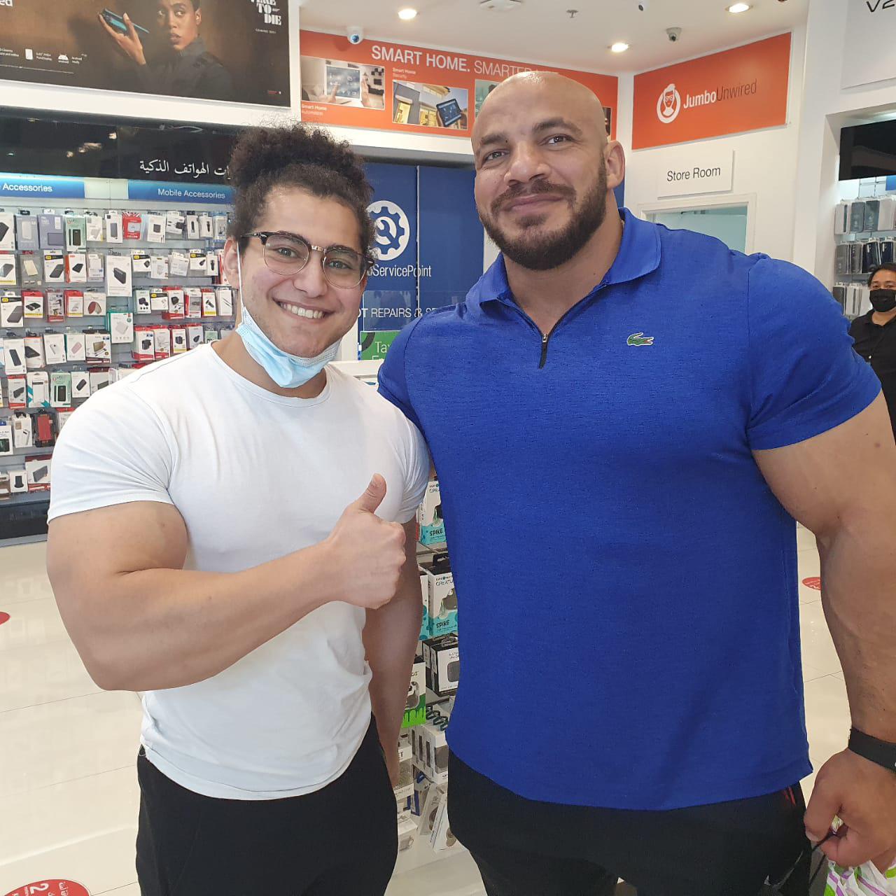 With The Current Mr Olympia Big Ramy He Even Let Me Try To Out Angle