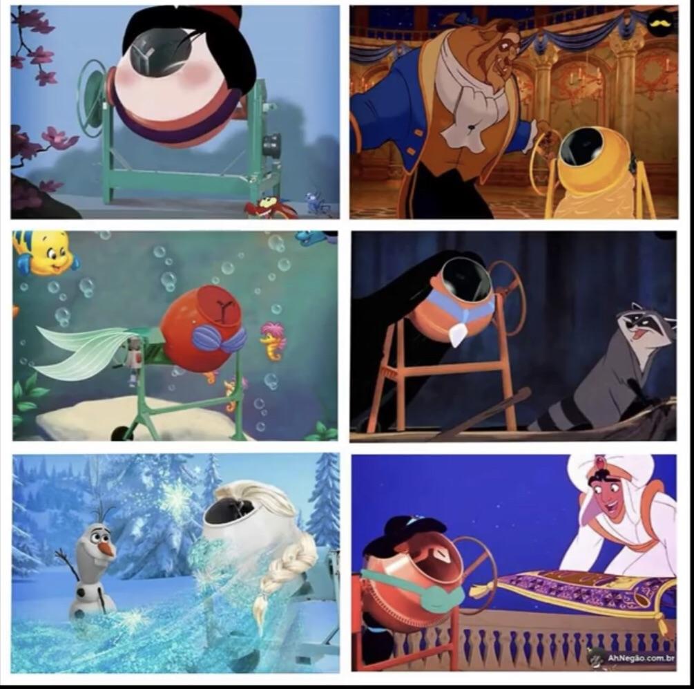 Yes These Are Disney Princesses As Cement Mixers Scrolller