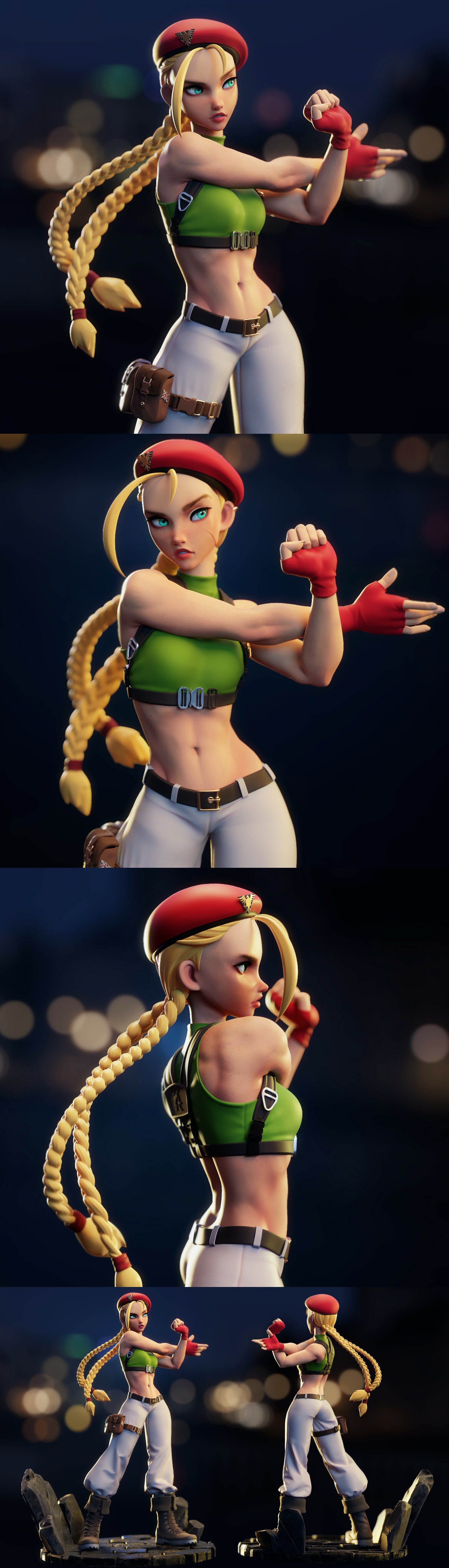 3D Alt Costume For Cammy Dan Eder Street Fighter Scrolller