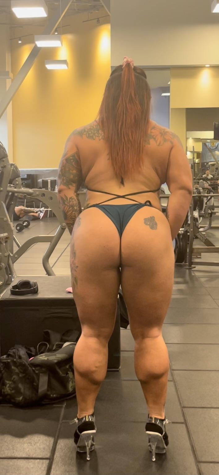 Already Bending Over Half Naked In The Gym Just Need Someone To