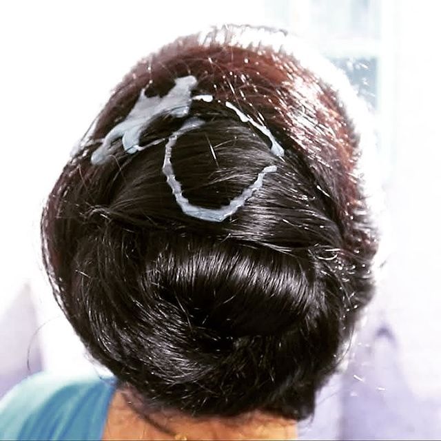 Cum On Long Hair Bun Scrolller