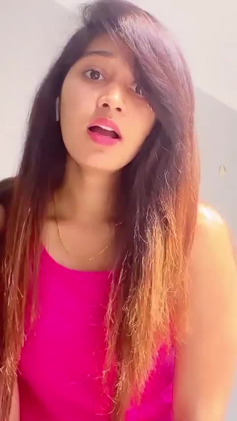 Cute Tamil Tiktoker Latest Viral Video Playing With Her Boobs