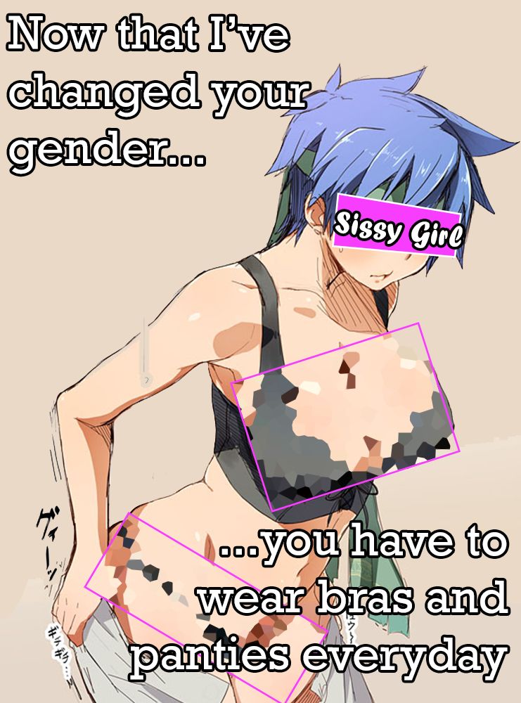 Hentai Femdom Caption 1 Genderbender Feminization Censorship