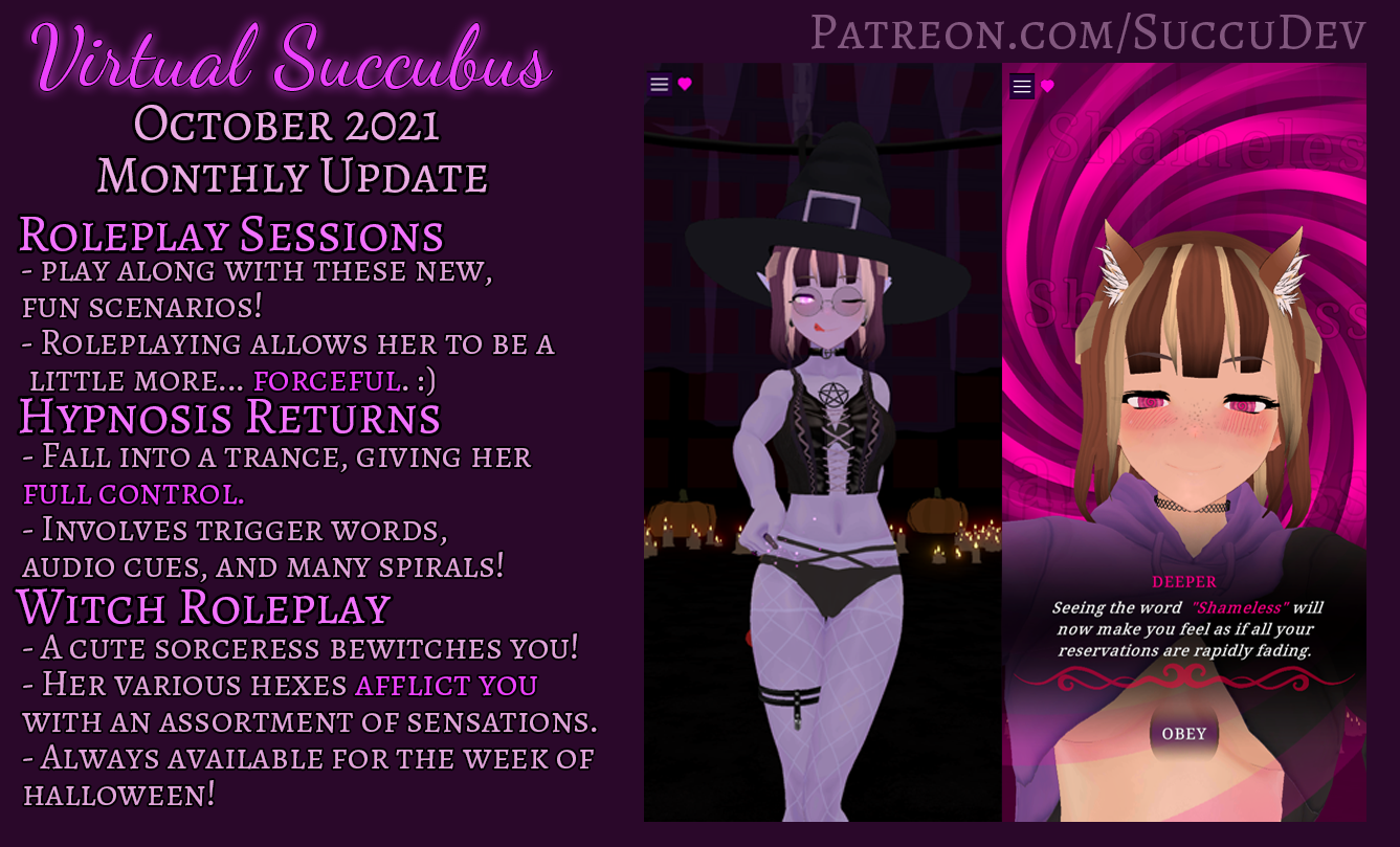 Hentai Femdom JOI AI Virtual Succubus Monthly Update 0 22 Roleplay