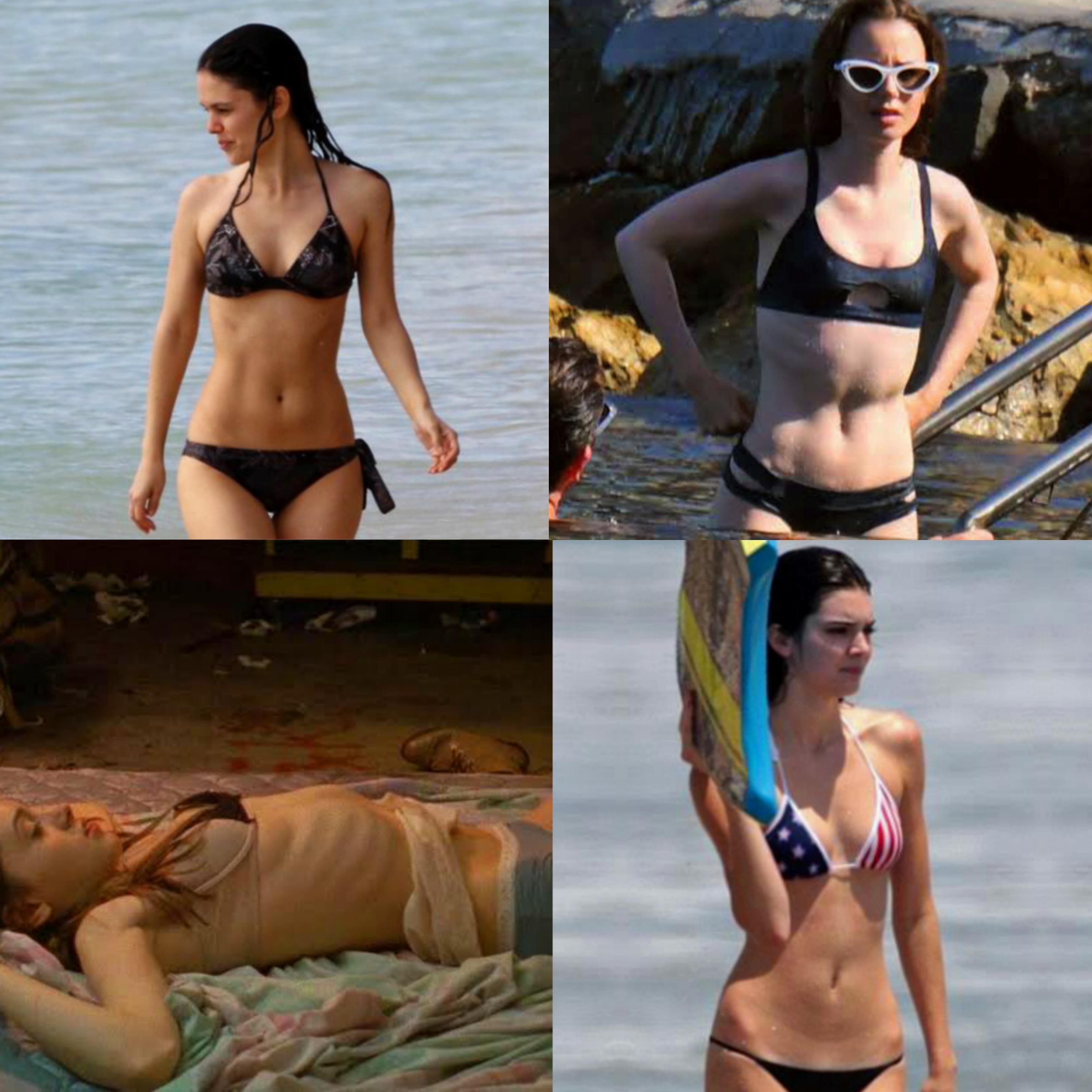 Hottest Slim Body Belly Rachel Bilson Vs Lily Collins Vs Natalia Dyer