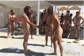 Naked Wrestling At Burning Man Scrolller