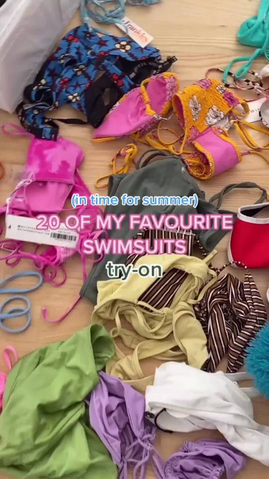 New Tiktok Amalie S Hot New Bikinis Scrolller