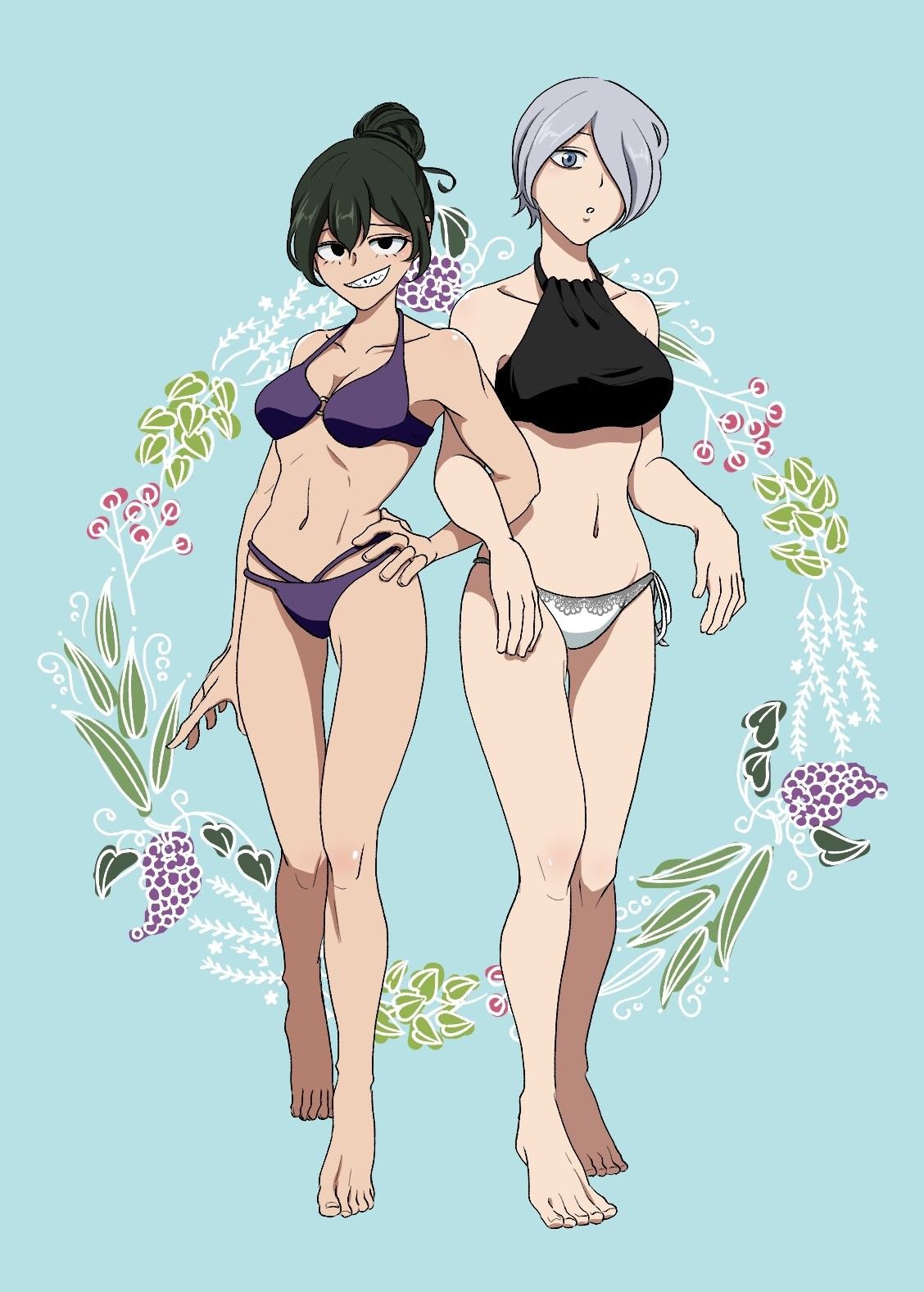 Reiko And Setsuna In Bikinis Scrolller