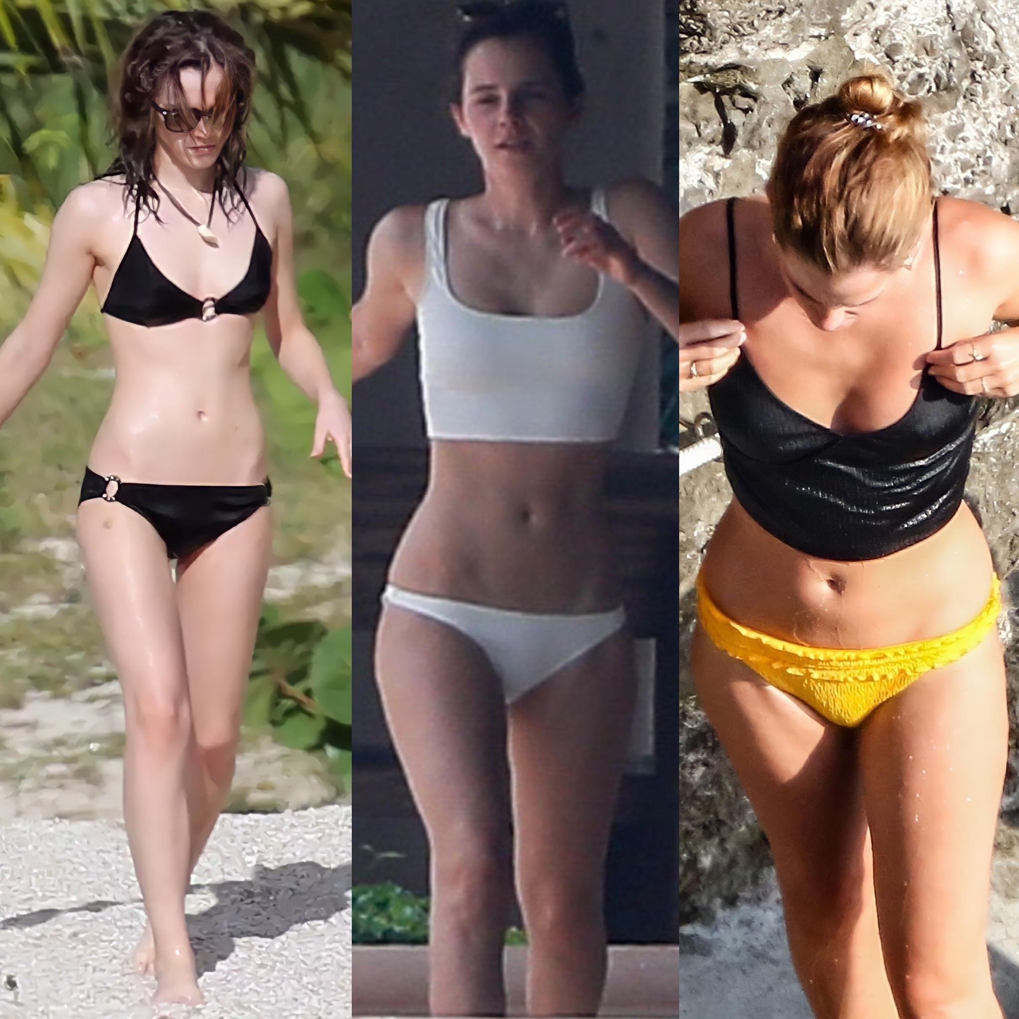 The Evolution Of Emma Watsons Bikini Body And Stomach Of Course