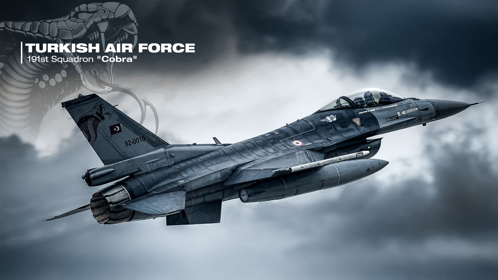 Turkish Air Force F 16 191st Cobra Squadron 1920x1080 Scrolller