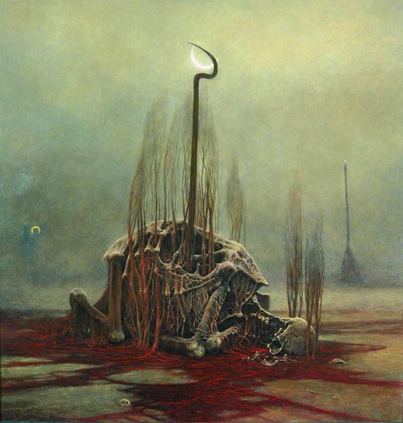 Untitled by Zdzisław Beksiński Scrolller