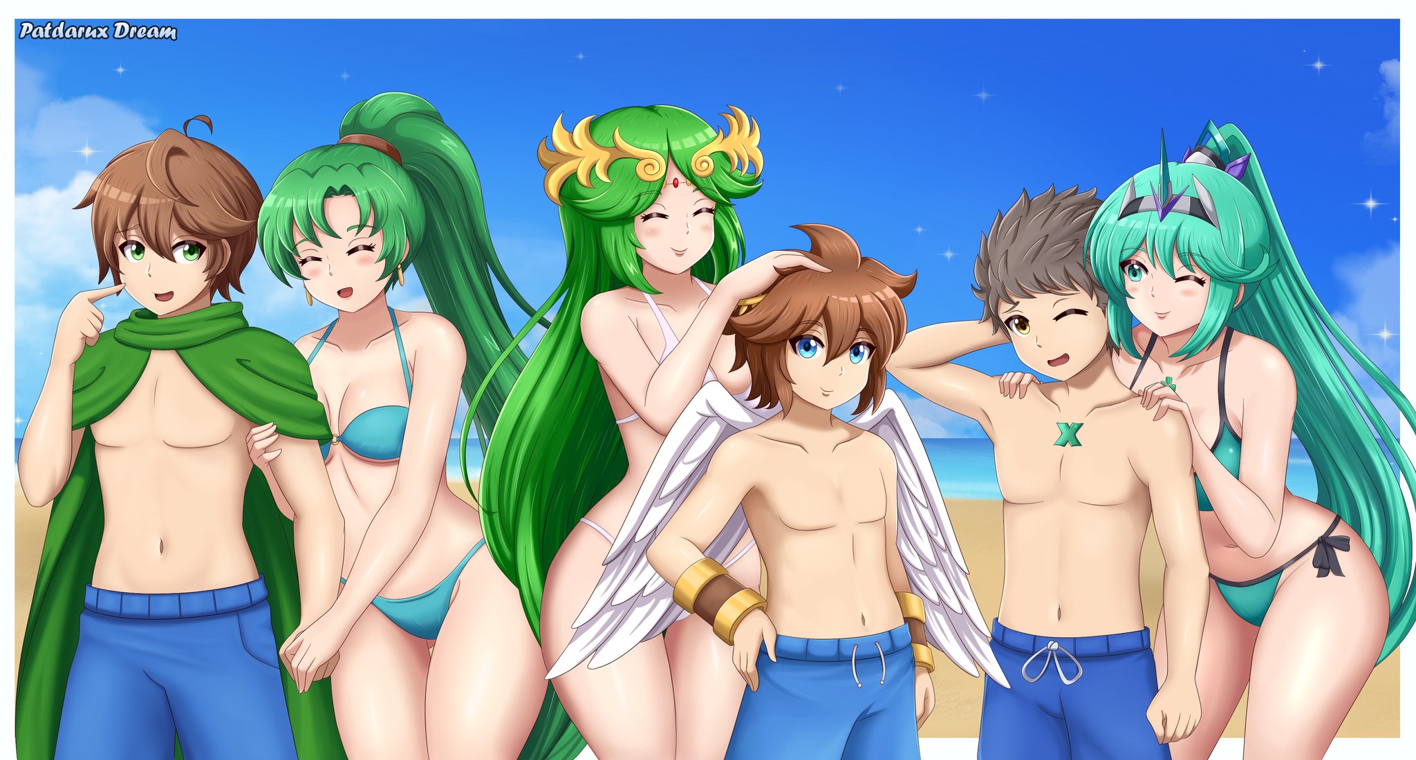 Bikini Lyn Pneuma And Palutena Scrolller