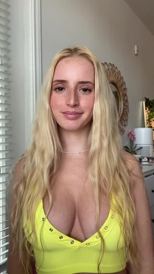 Blonde Boobs Bouncing Tits Teen TikTok Tits Porn By Madisonmoores