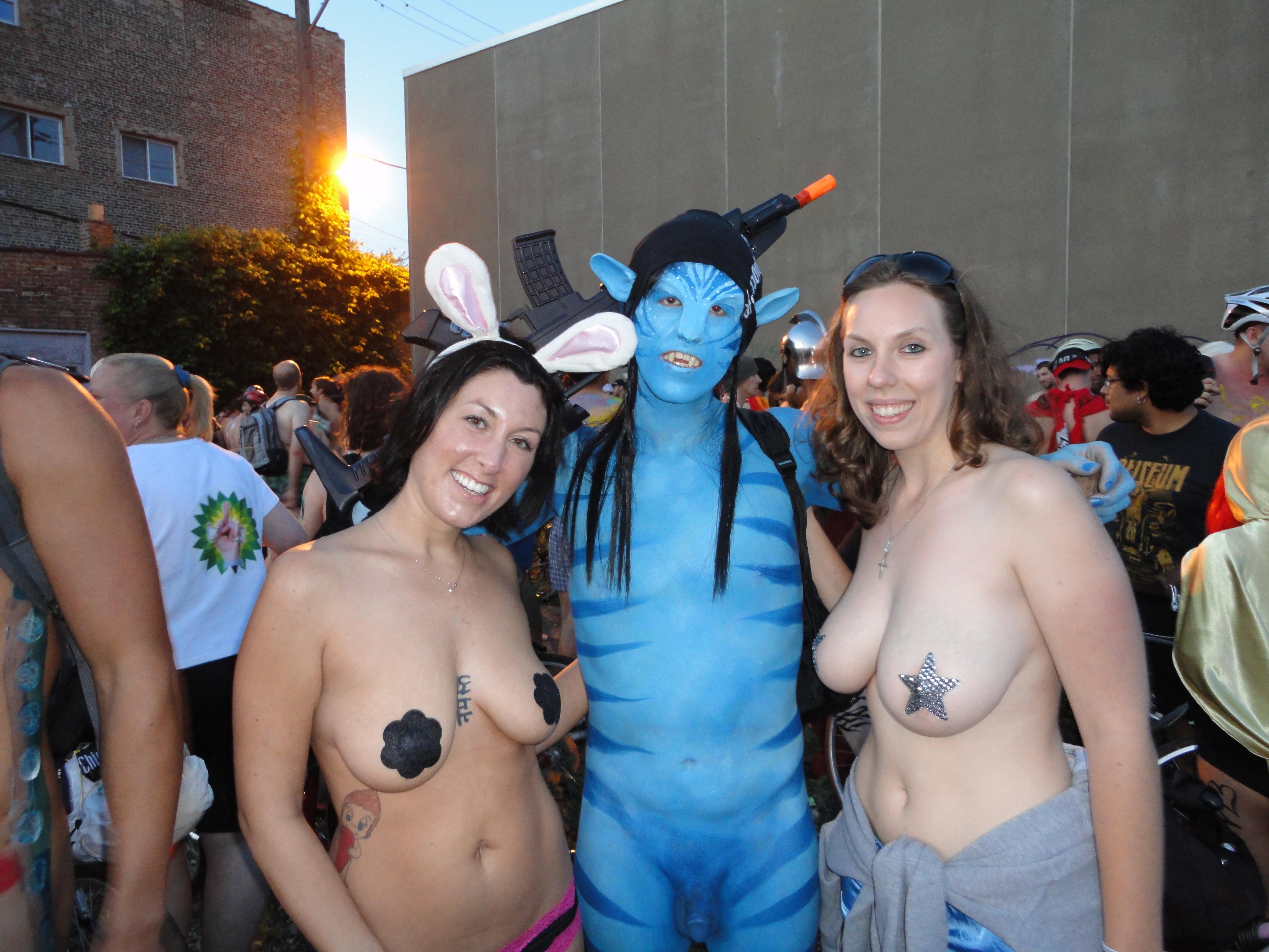 World Naked Bile Ride Chicago Scrolller