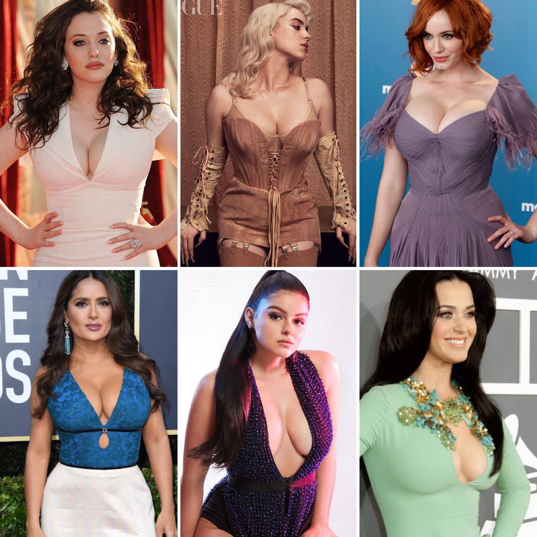 Busty Babes Kat Dennings Billie Eilish Christina Hendricks Salma