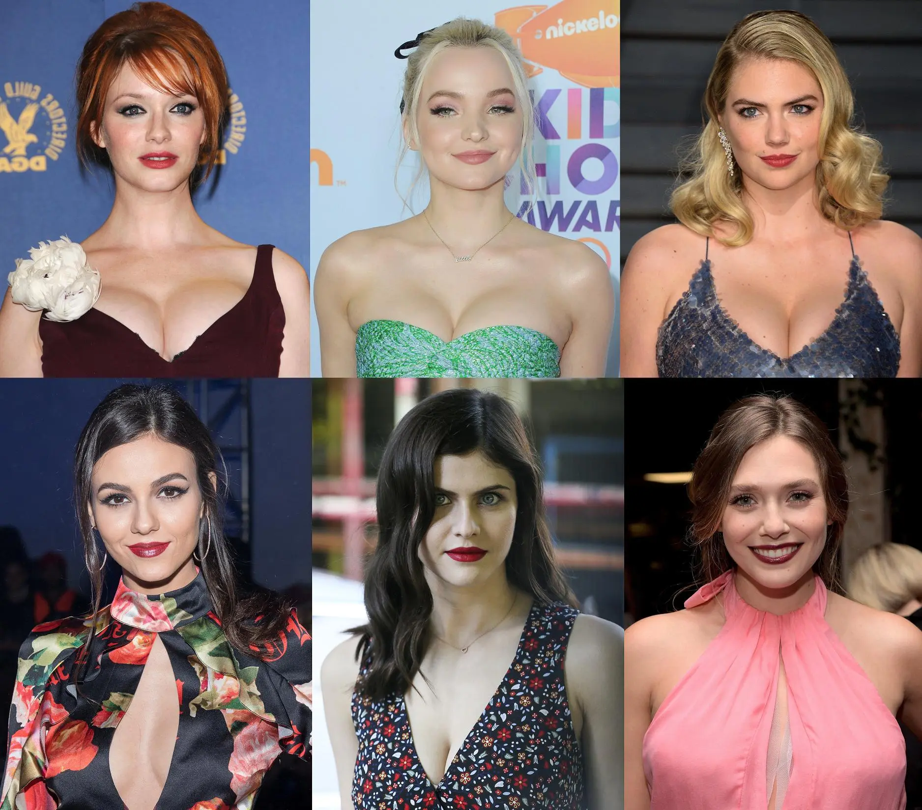 Christina Hendricks Dove Cameron Kate Upton Victoria Justice