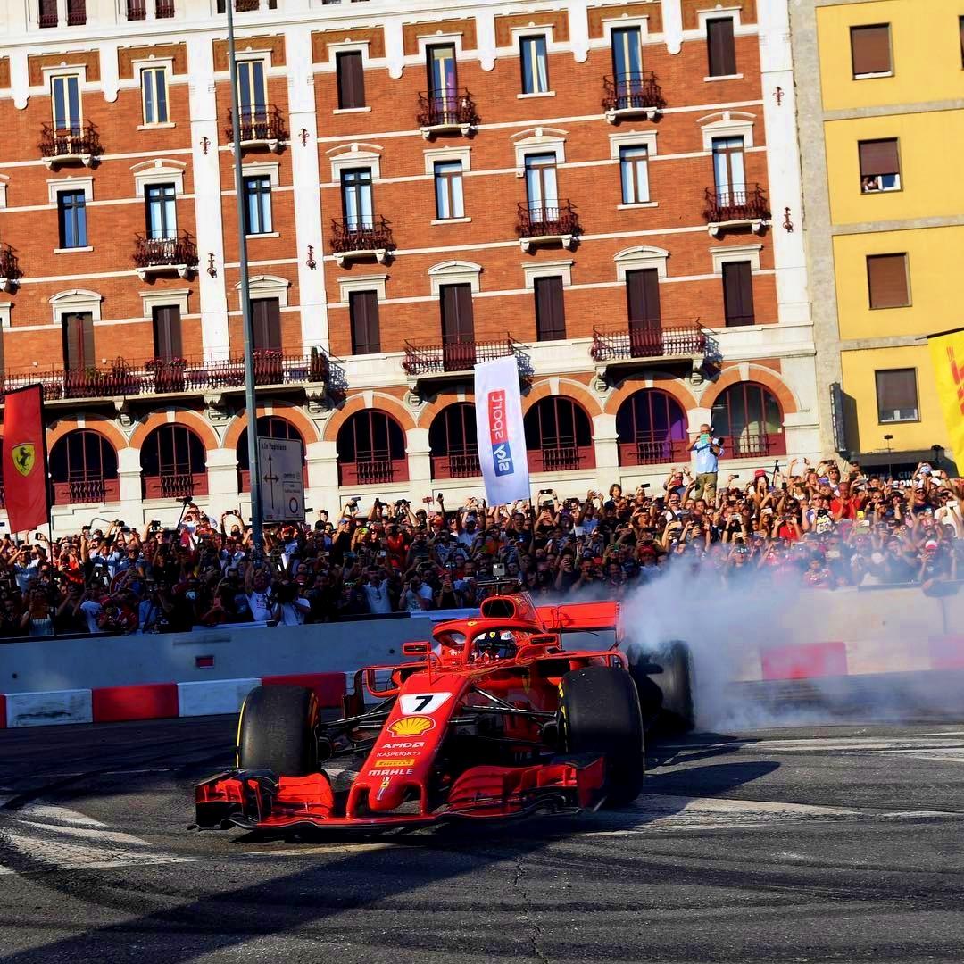 Day 3967 Of Kimis Reign As Ferrari Champion Here He Is Burning Some