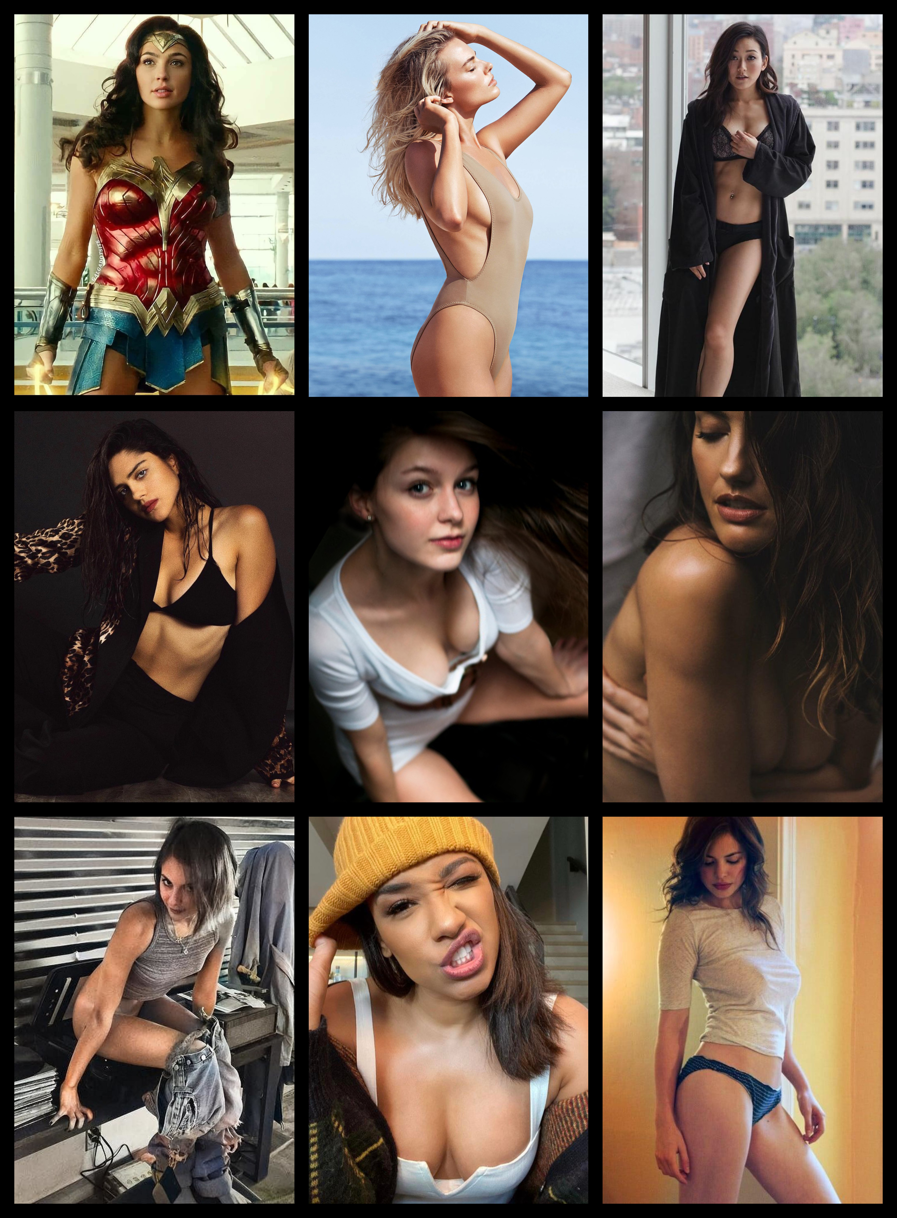 Gal Gadot Margot Robbie Karen Fukuhara Sasha Calle Melissa Benoist