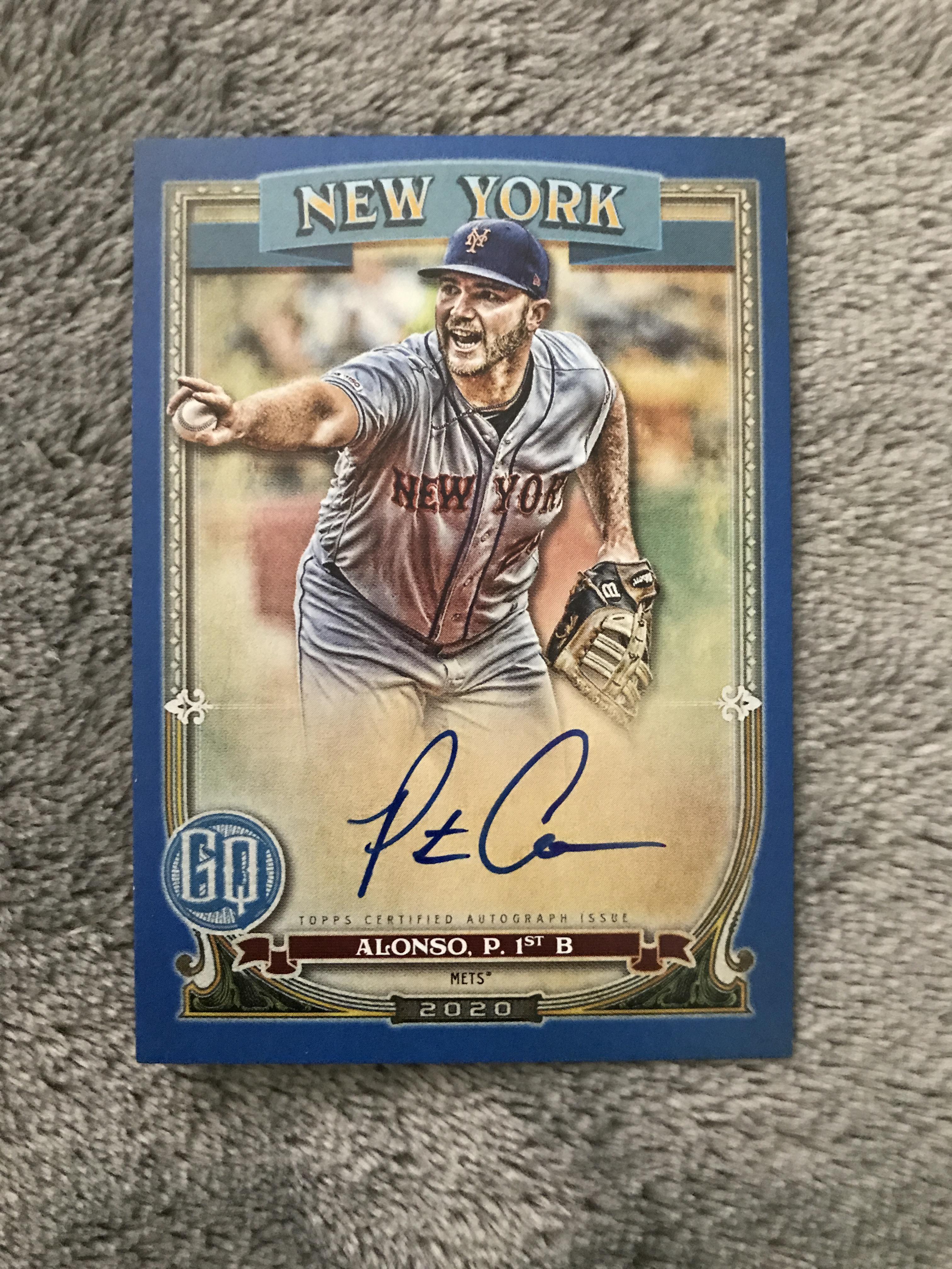 Im So Hyped Right Now Gq Pete Alonso Auto Outta Box From