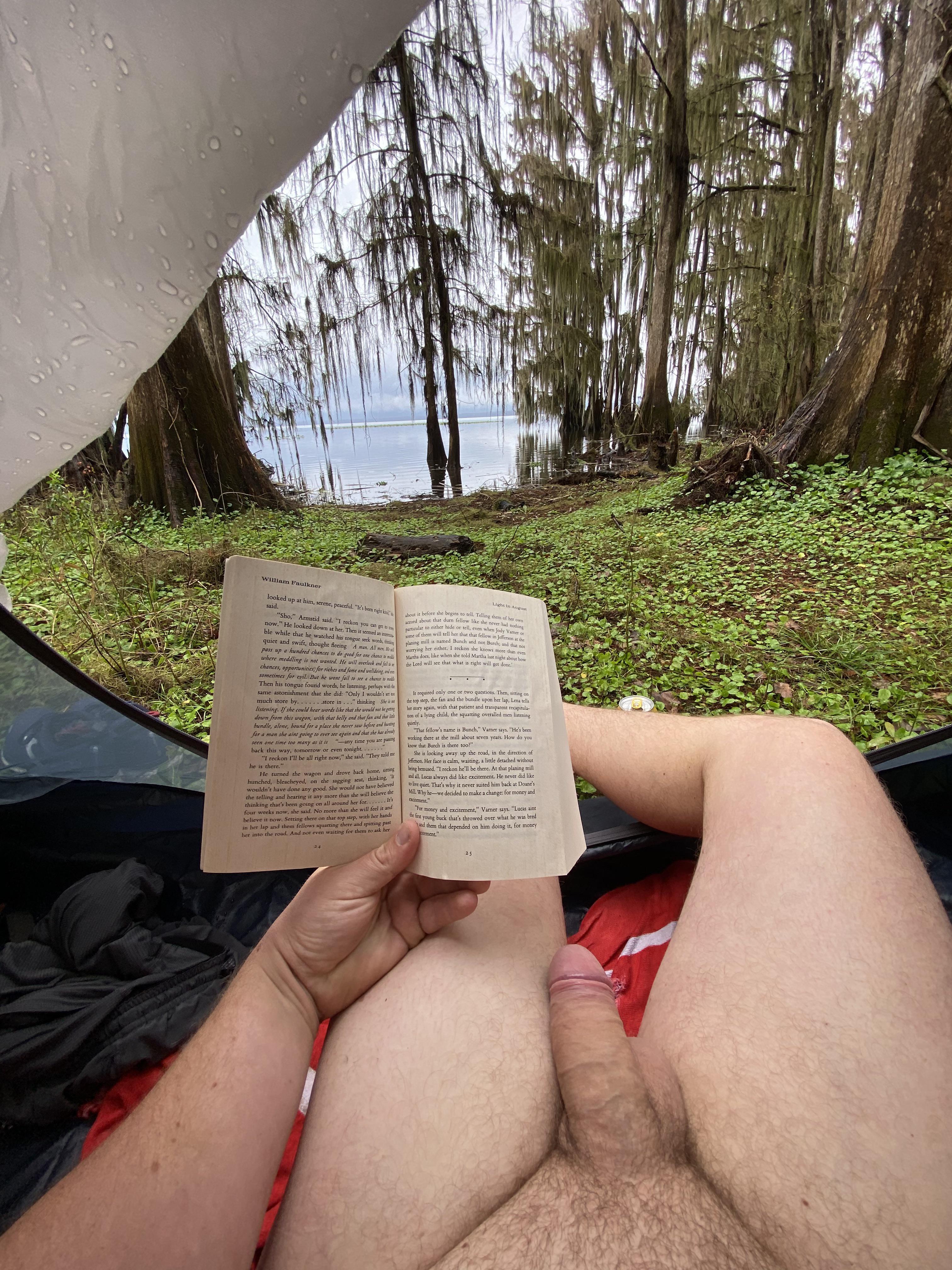 Reading While Naked In Watching The Rain Great Way To Spend The Day